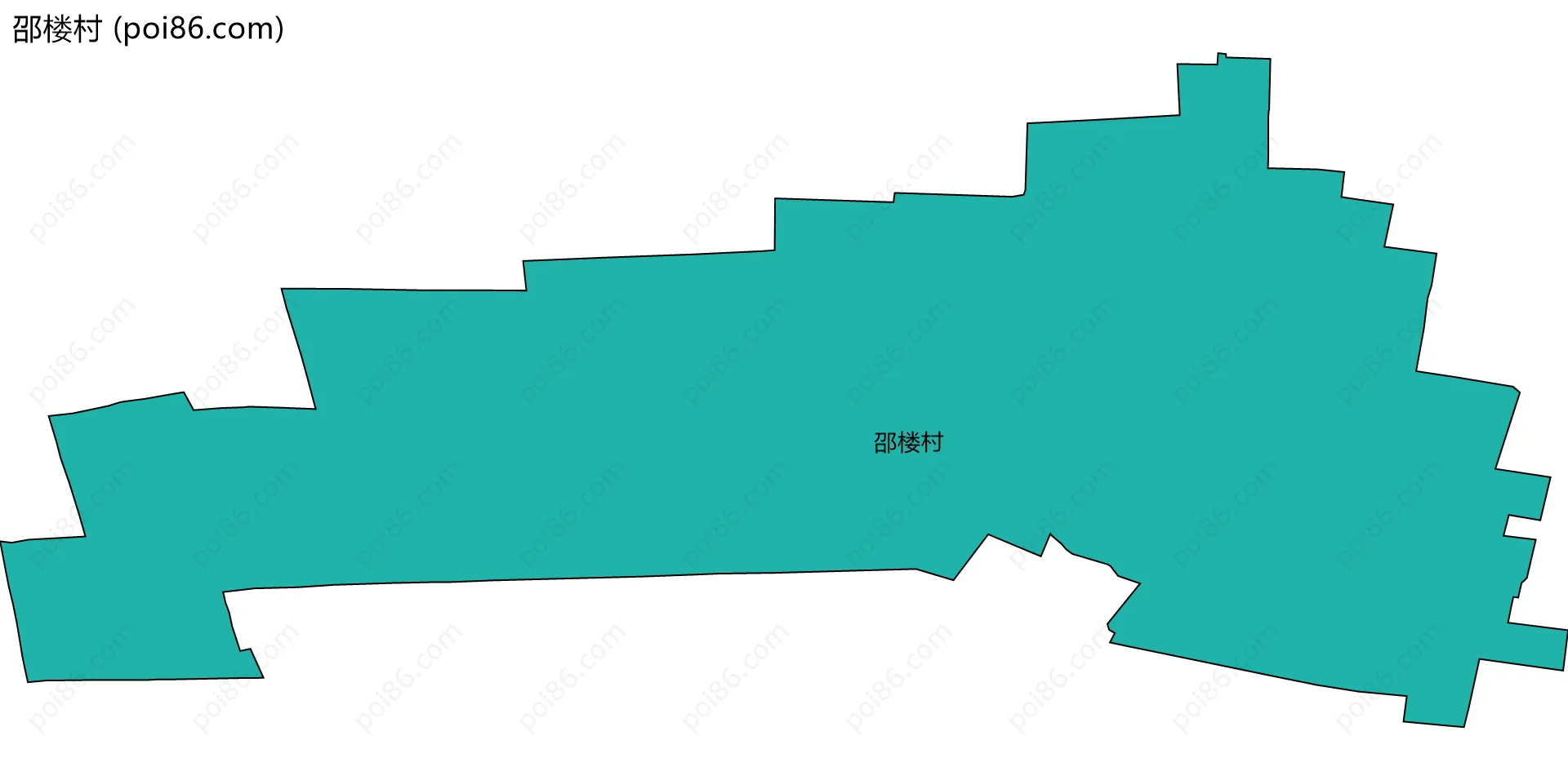 邵楼村边界地图