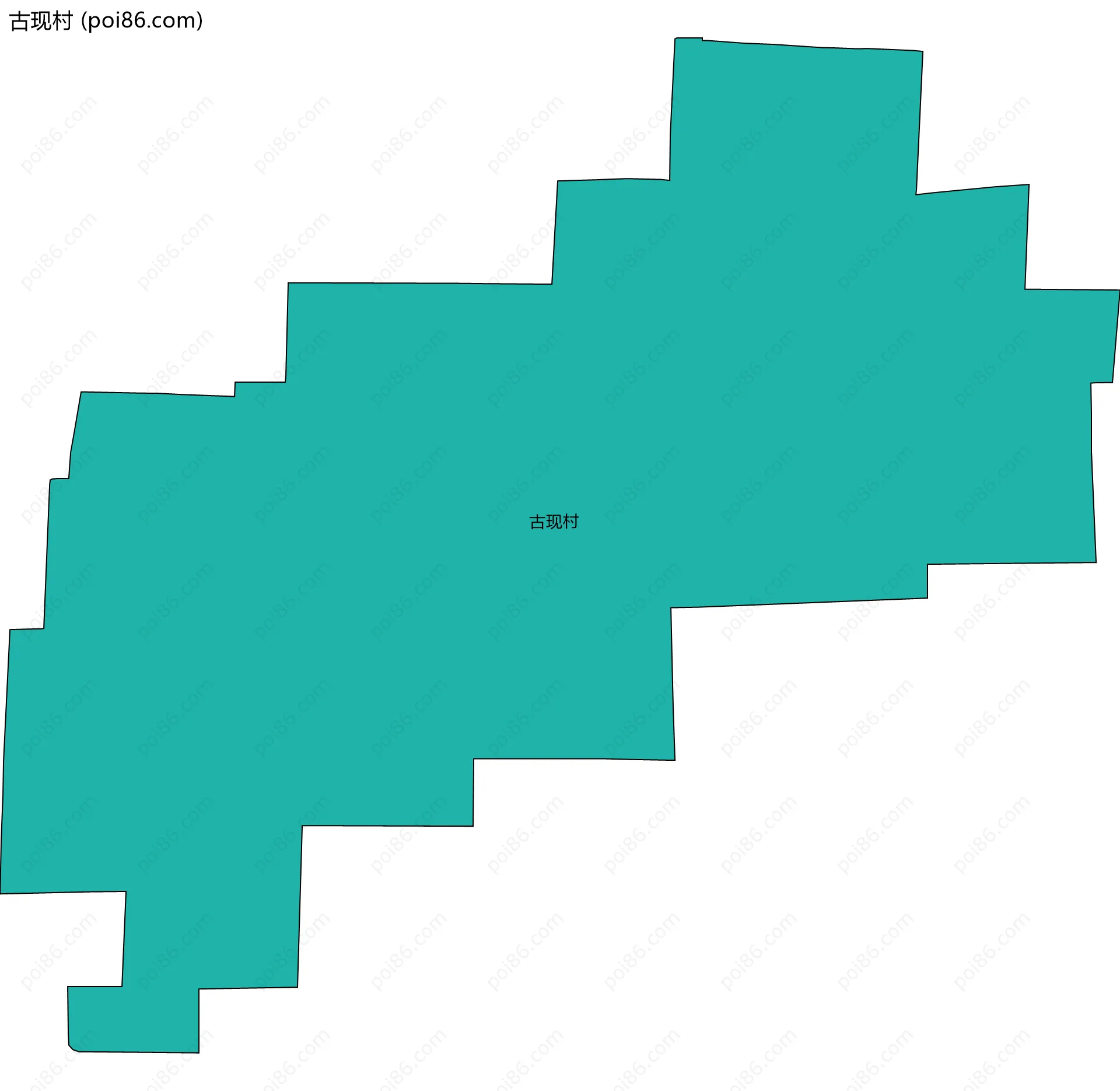古现村边界地图