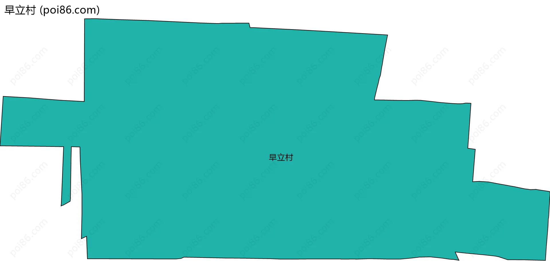 早立村边界地图