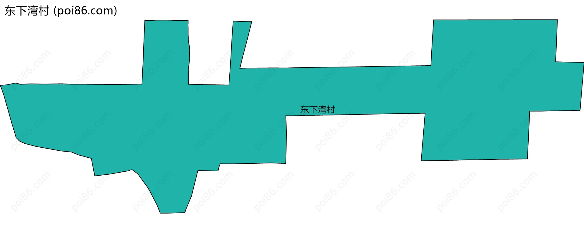 东下湾村边界地图