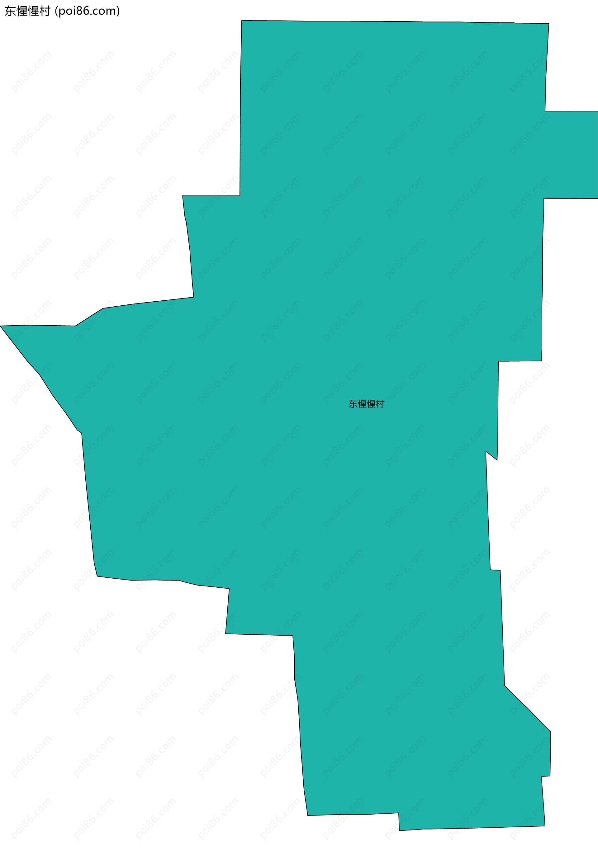 东惺惺村边界地图