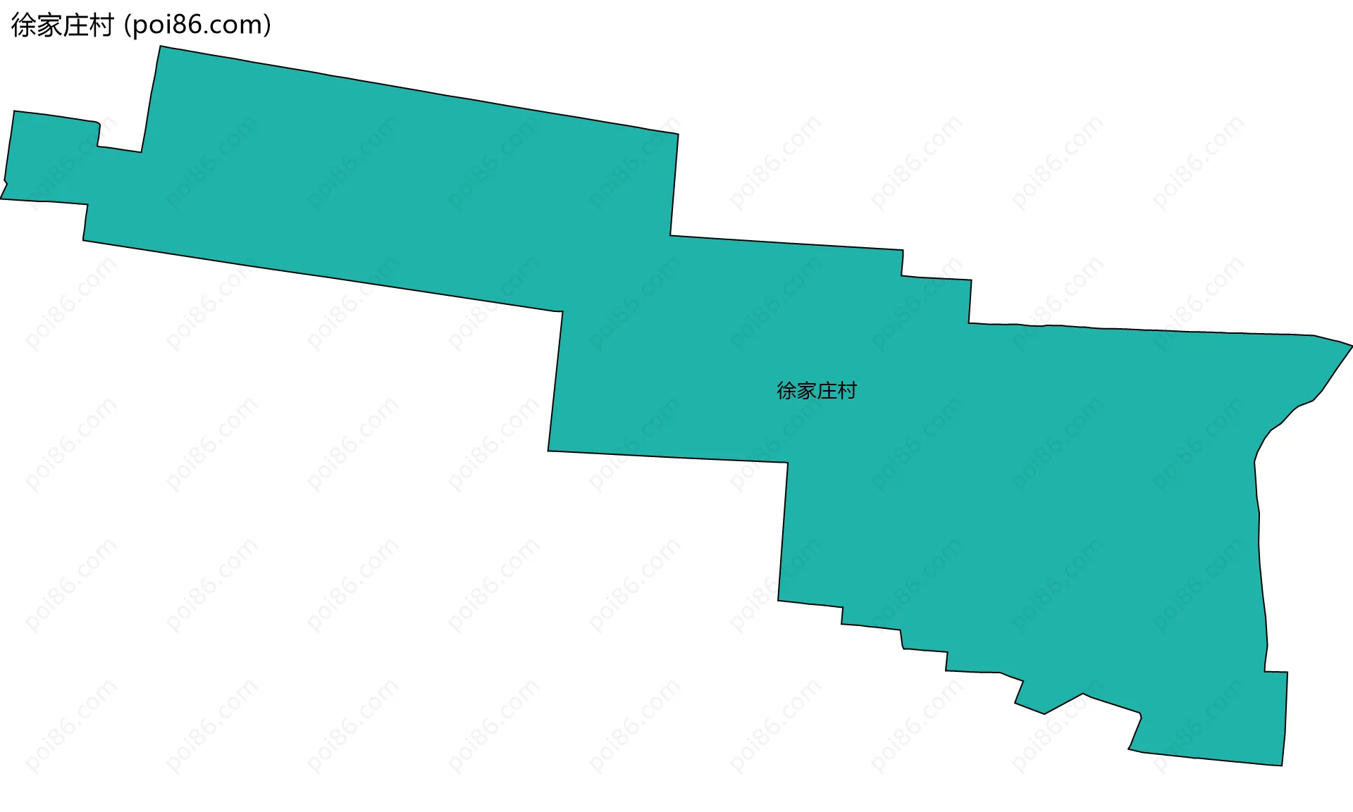 徐家庄村边界地图