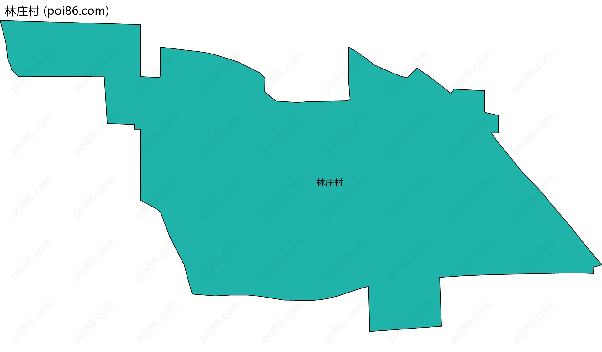 林庄村边界地图