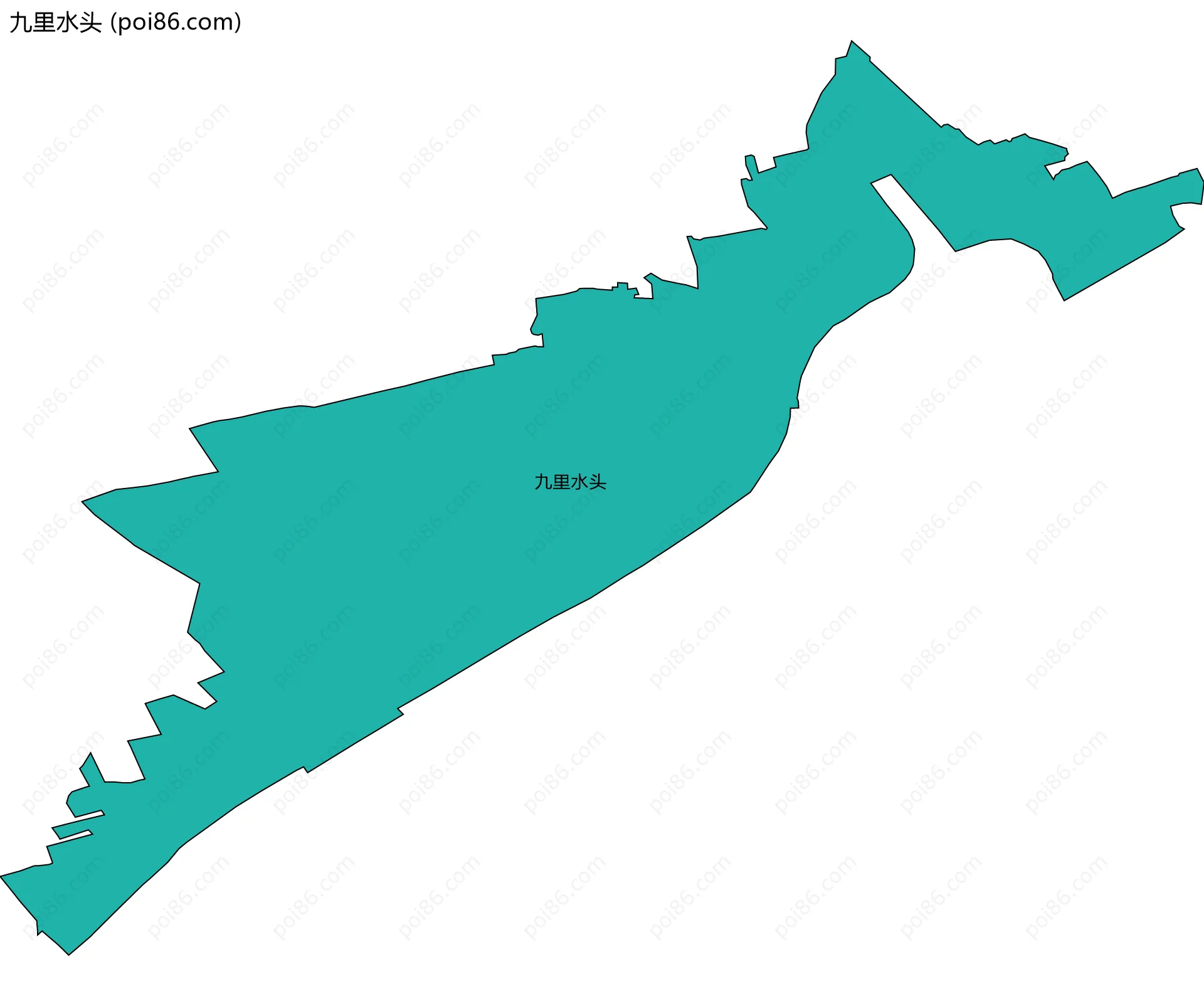 九里水头边界地图