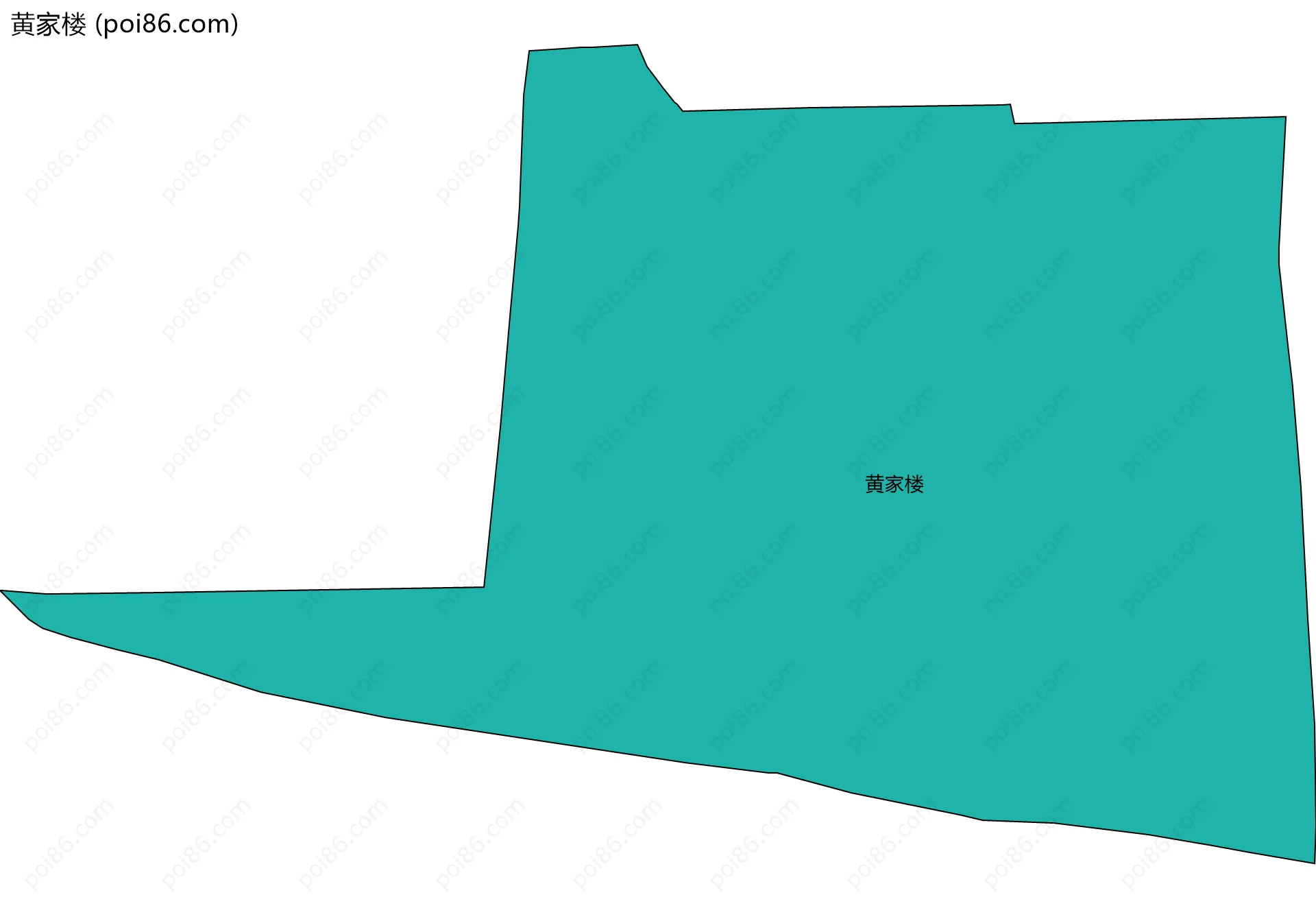 黄家楼边界地图