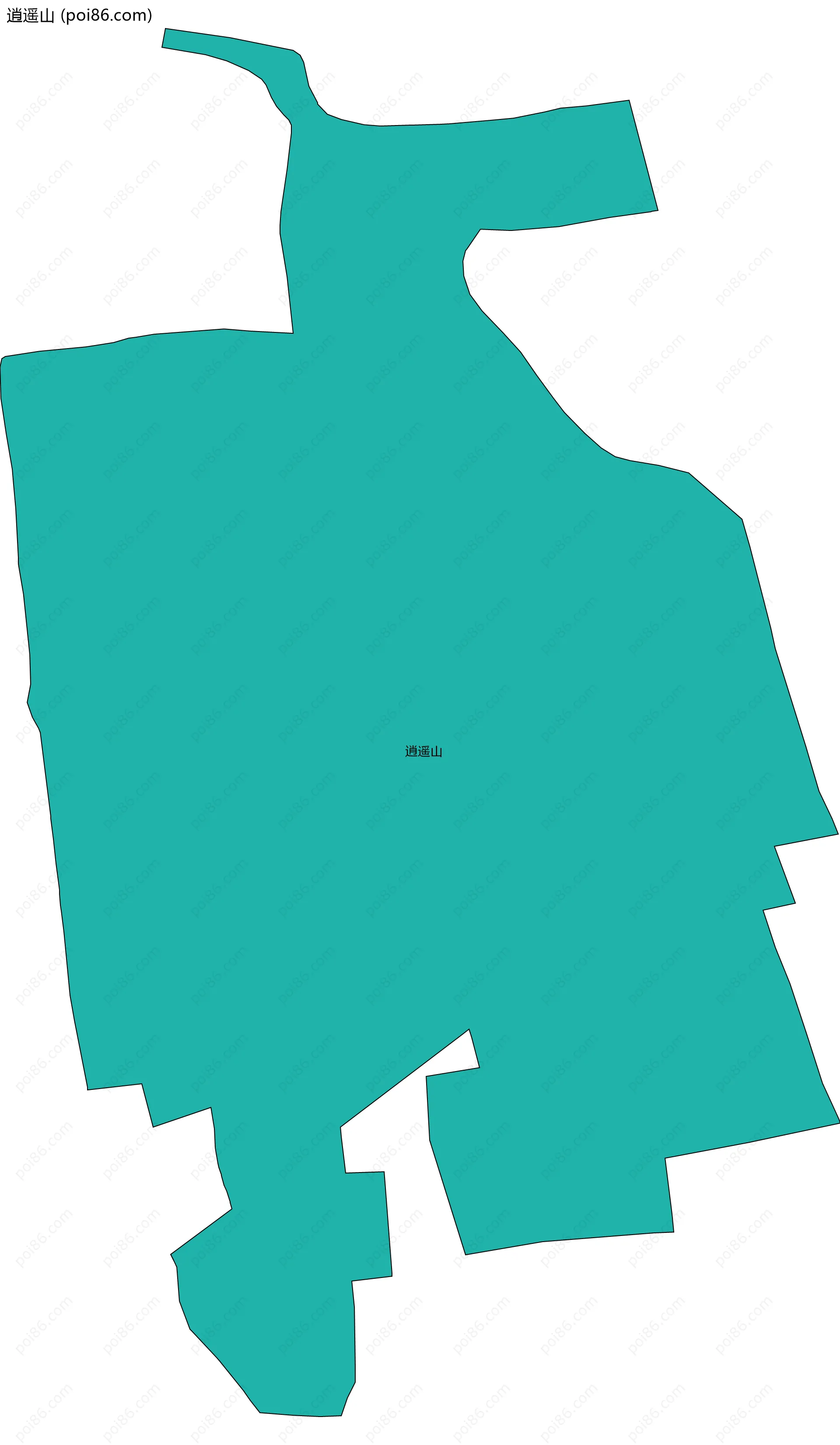 逍遥山边界地图