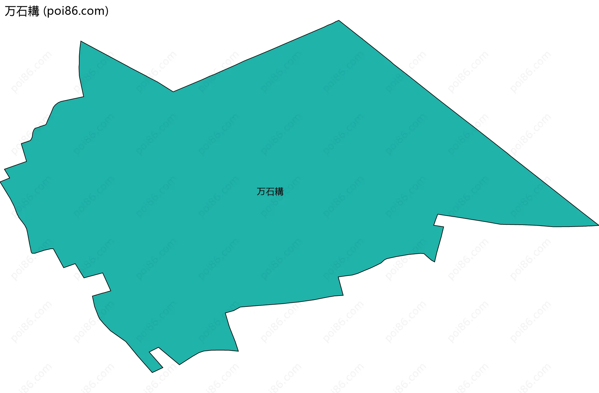 万石耩边界地图
