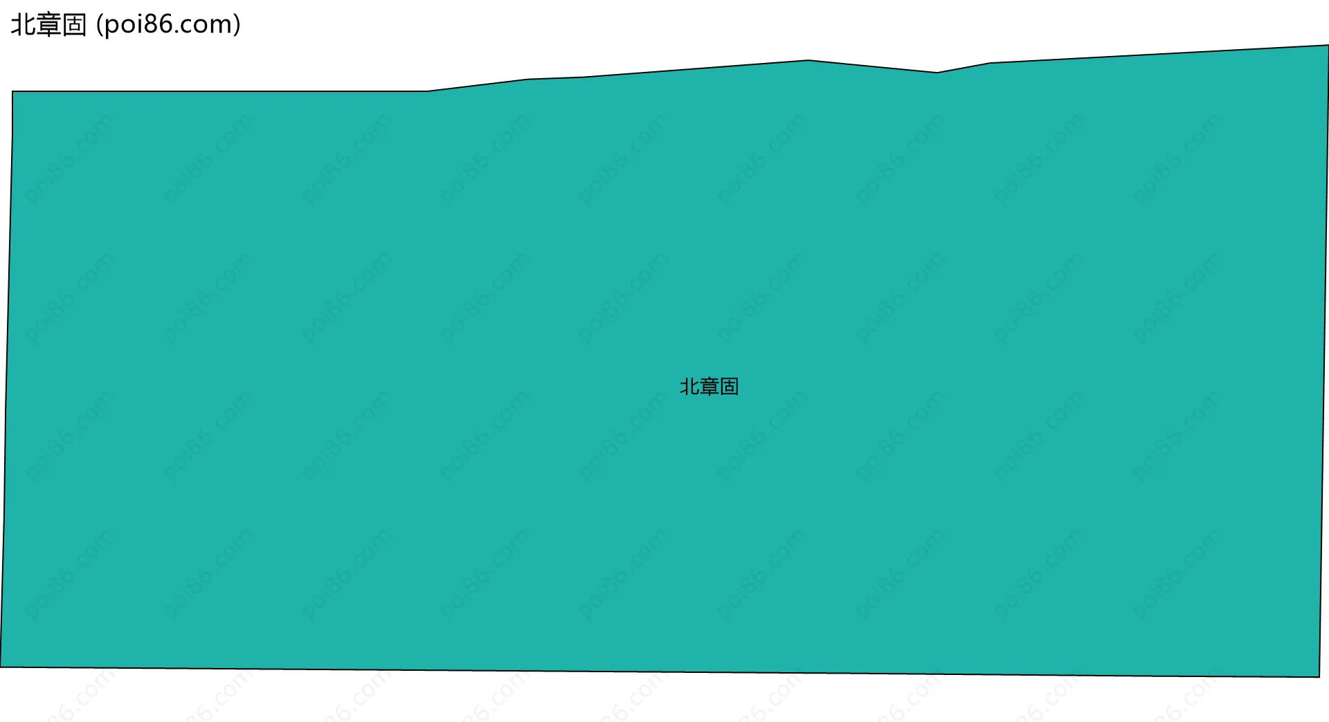 北章固边界地图