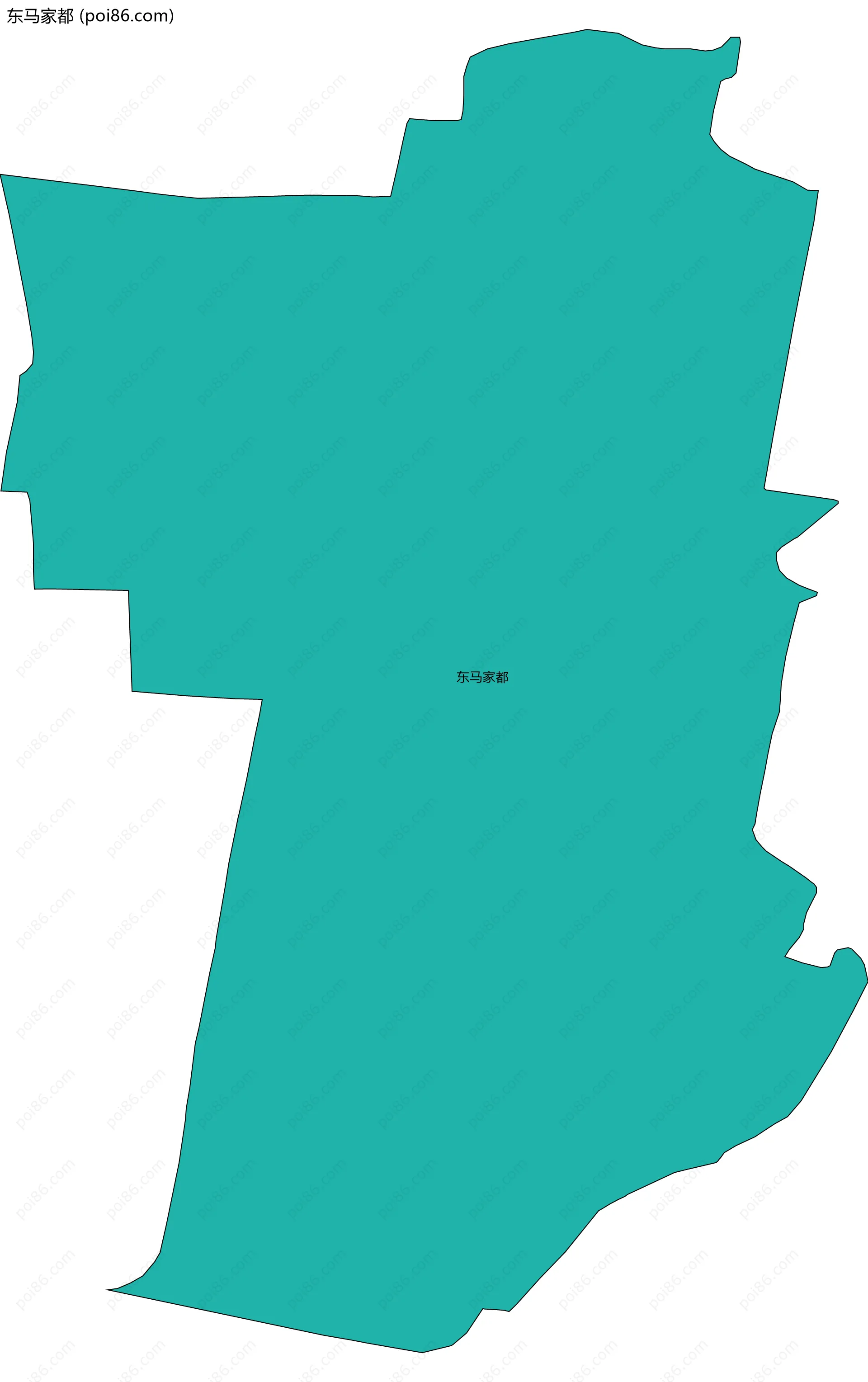 东马家都边界地图