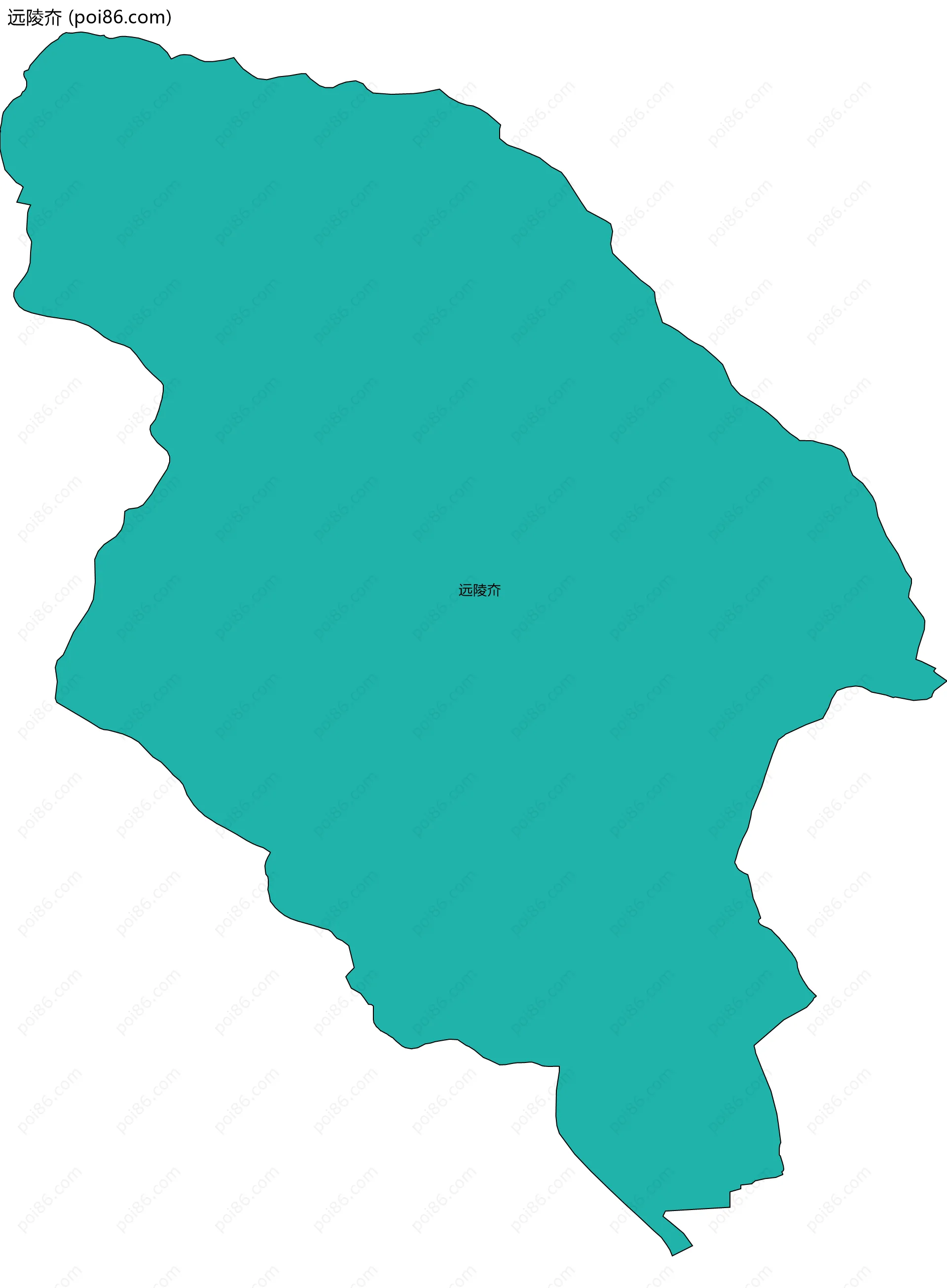 远陵夼边界地图