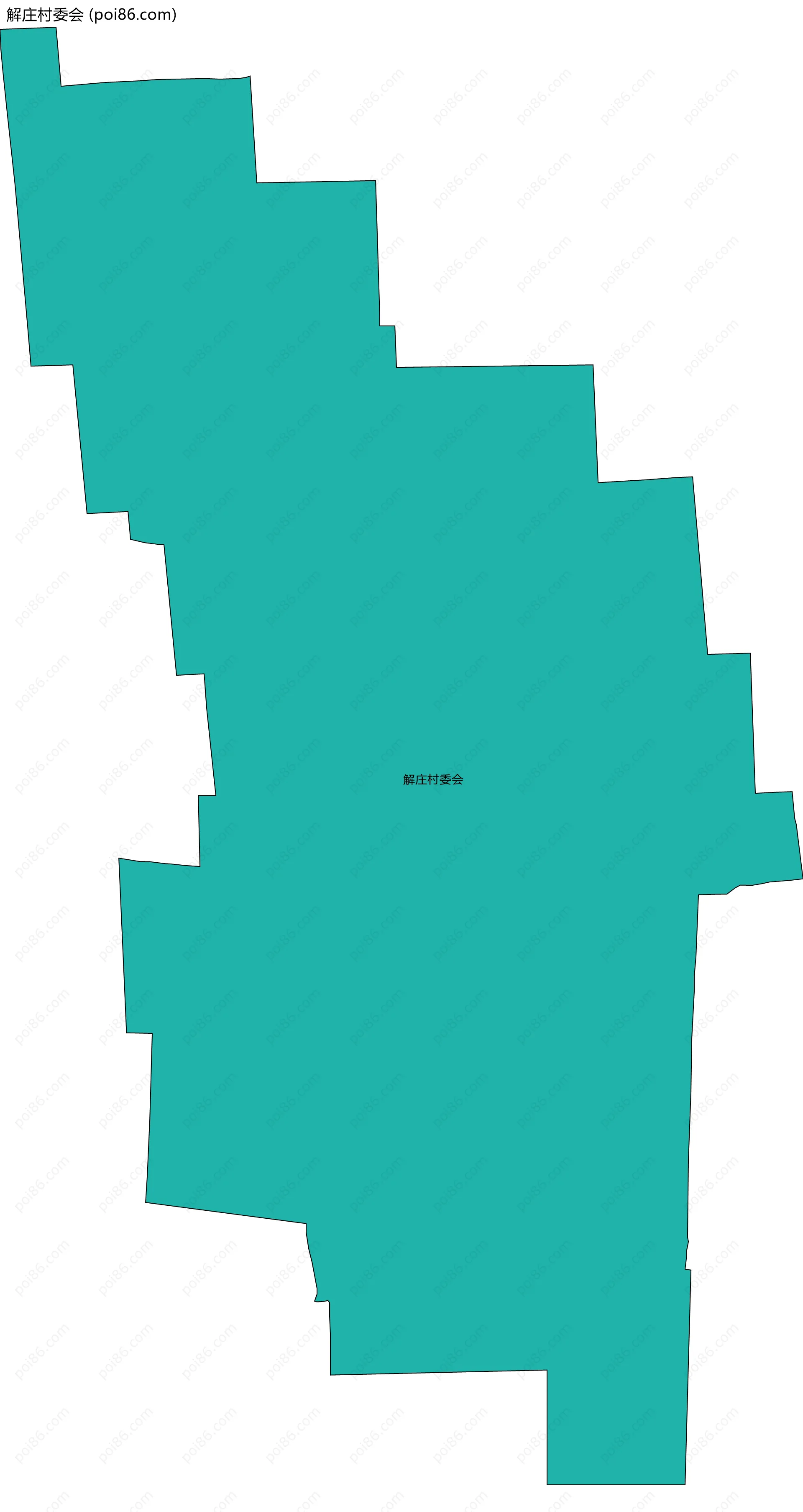 解庄村委会边界地图