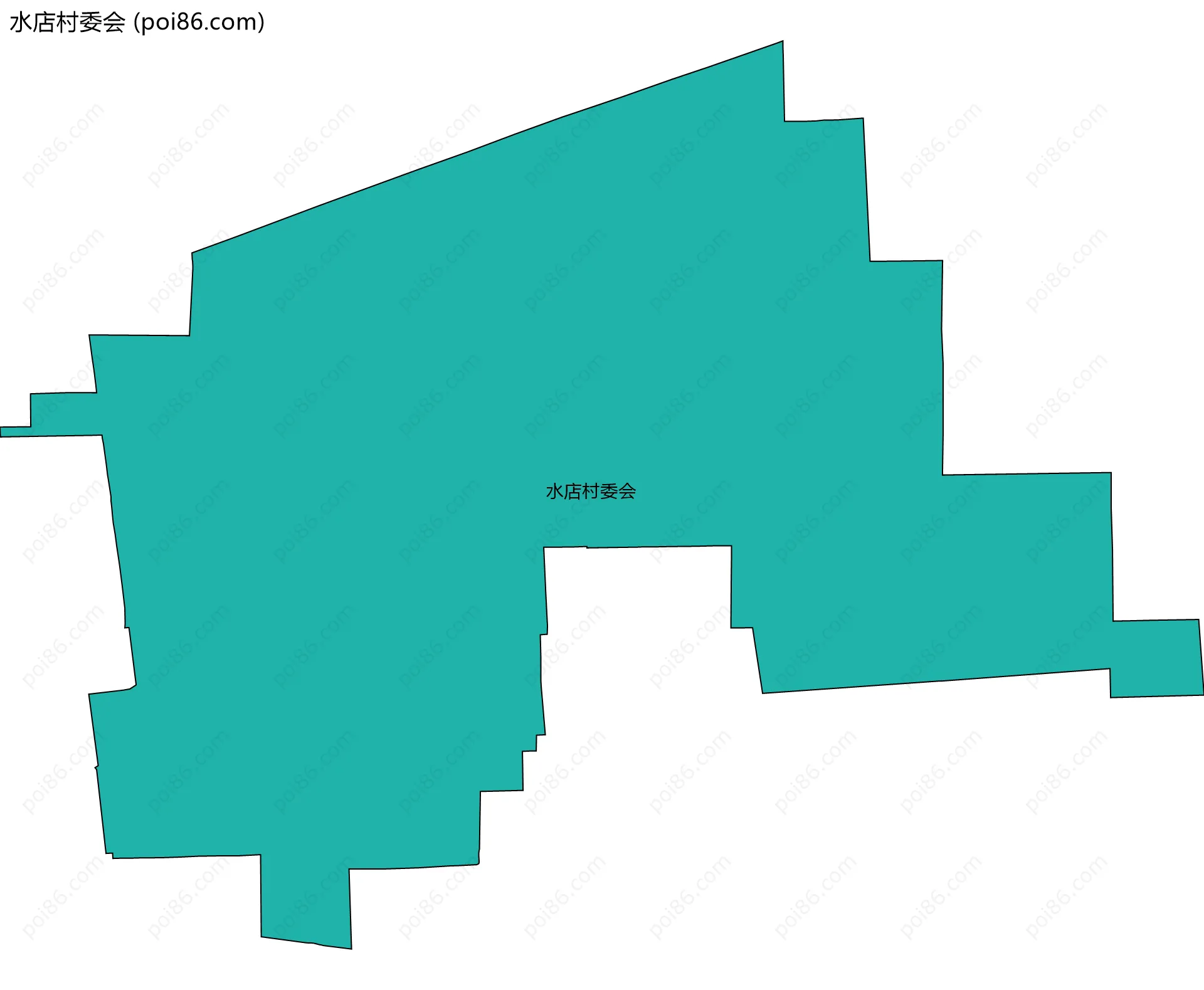 水店村委会边界地图