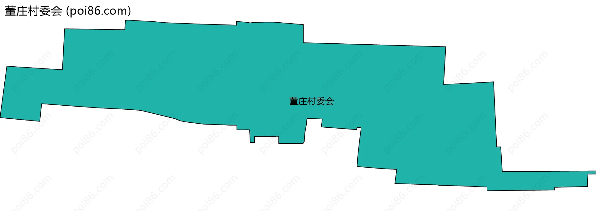 董庄村委会边界地图