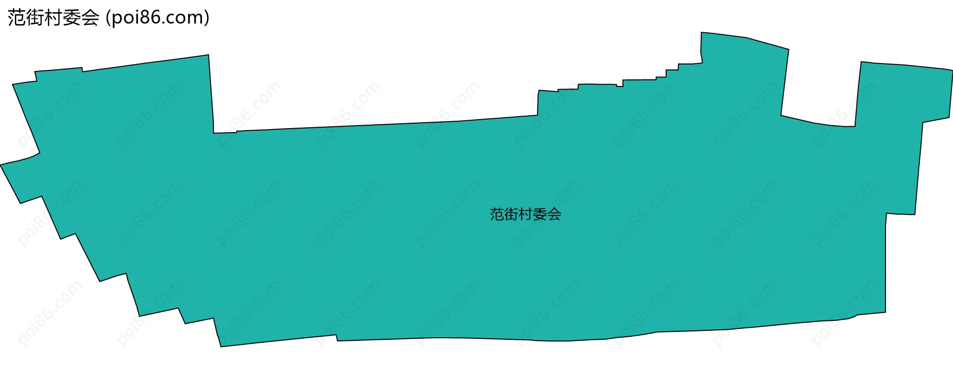 范街村委会边界地图