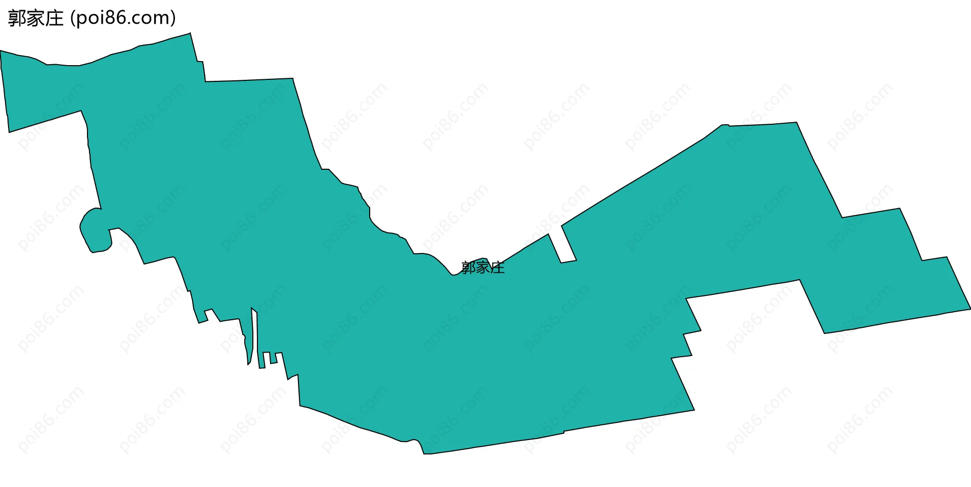 郭家庄边界地图