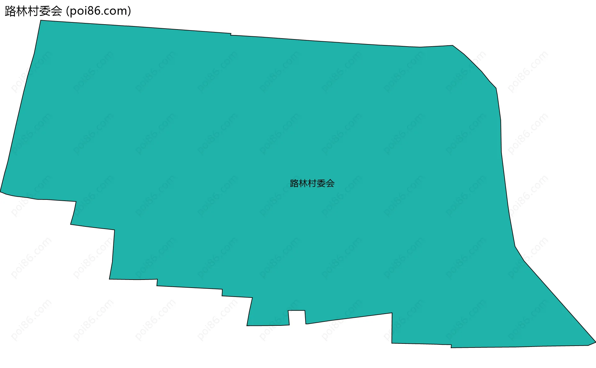 路林村委会边界地图