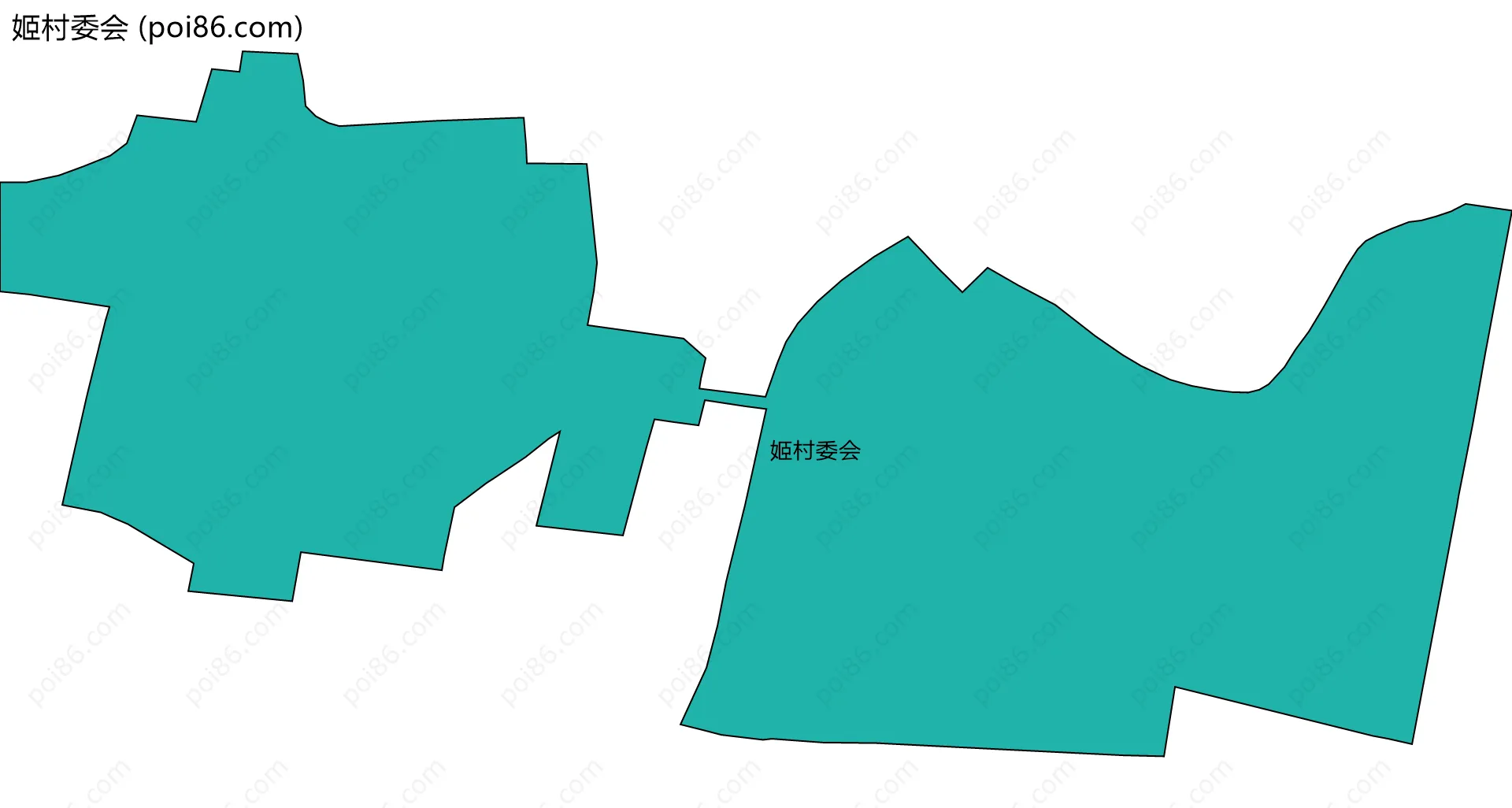姬村委会边界地图