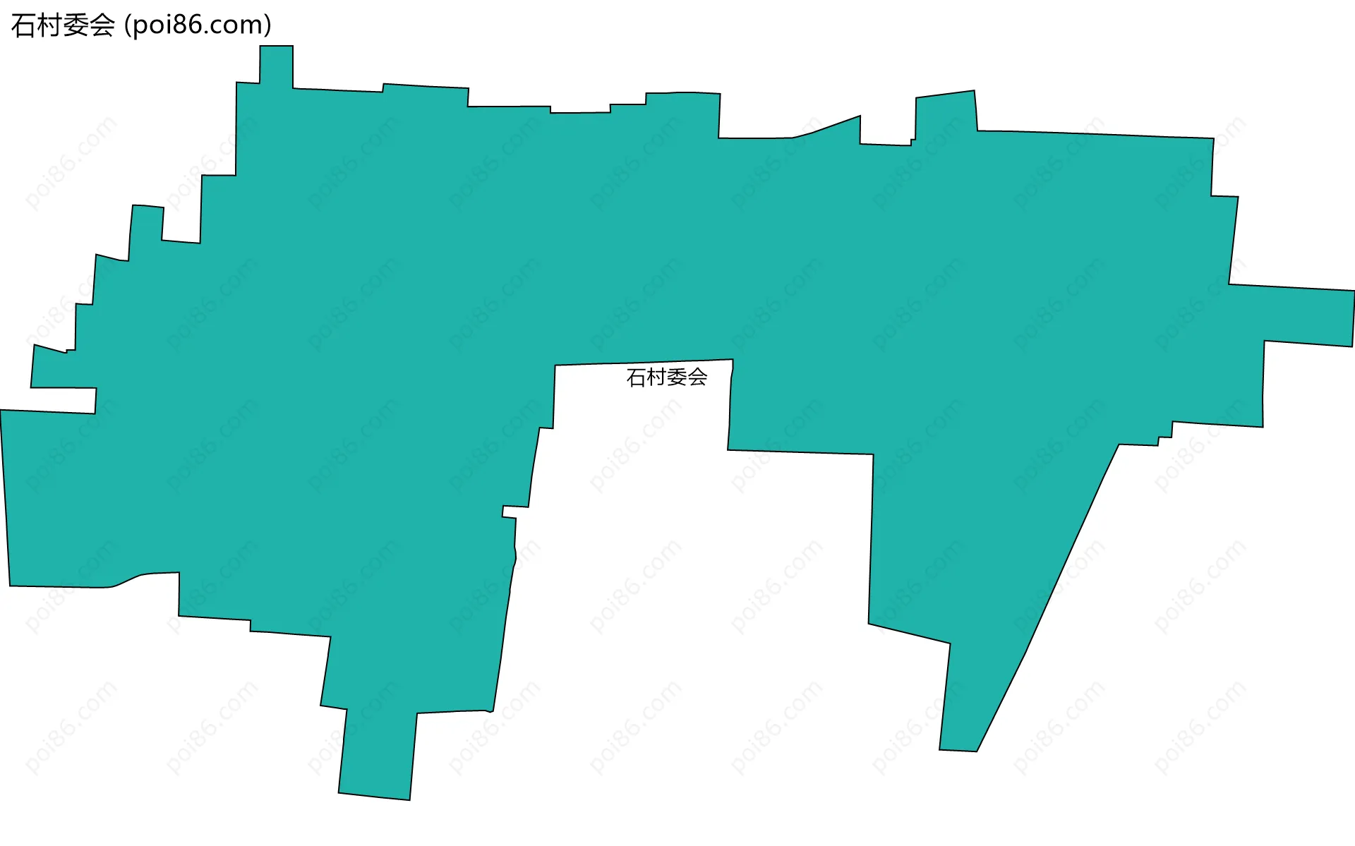 石村委会边界地图
