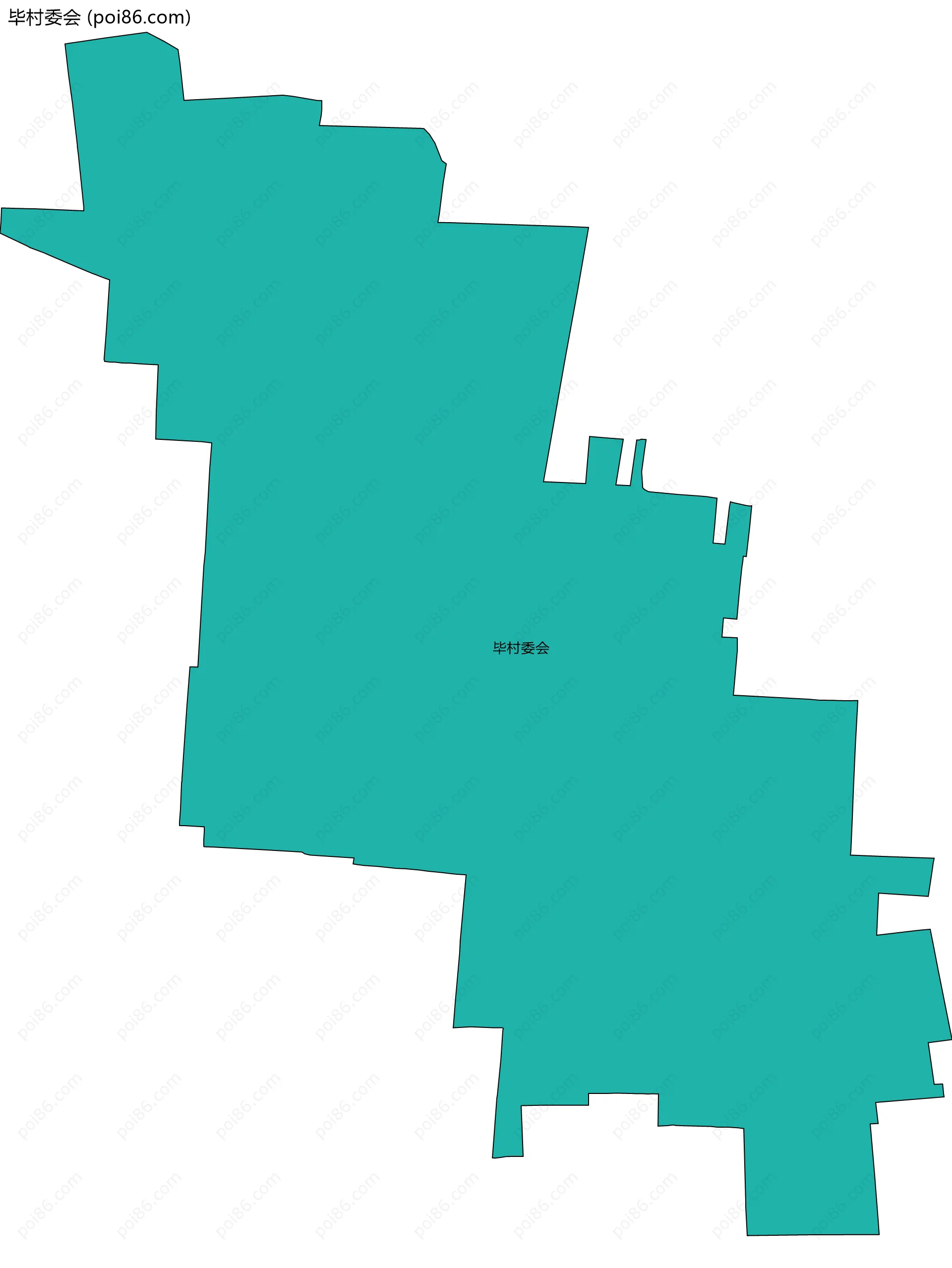毕村委会边界地图