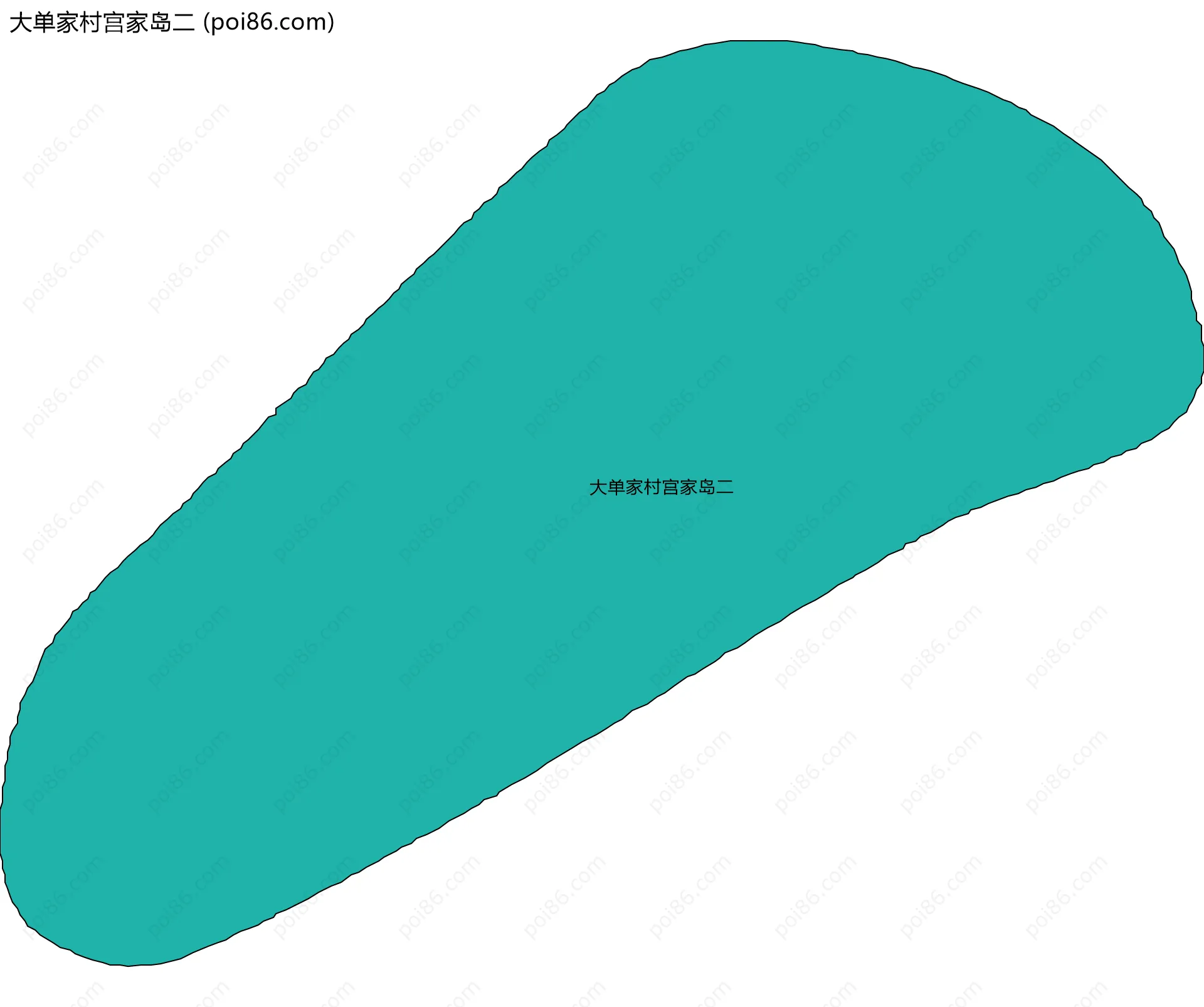 大单家村宫家岛二边界地图