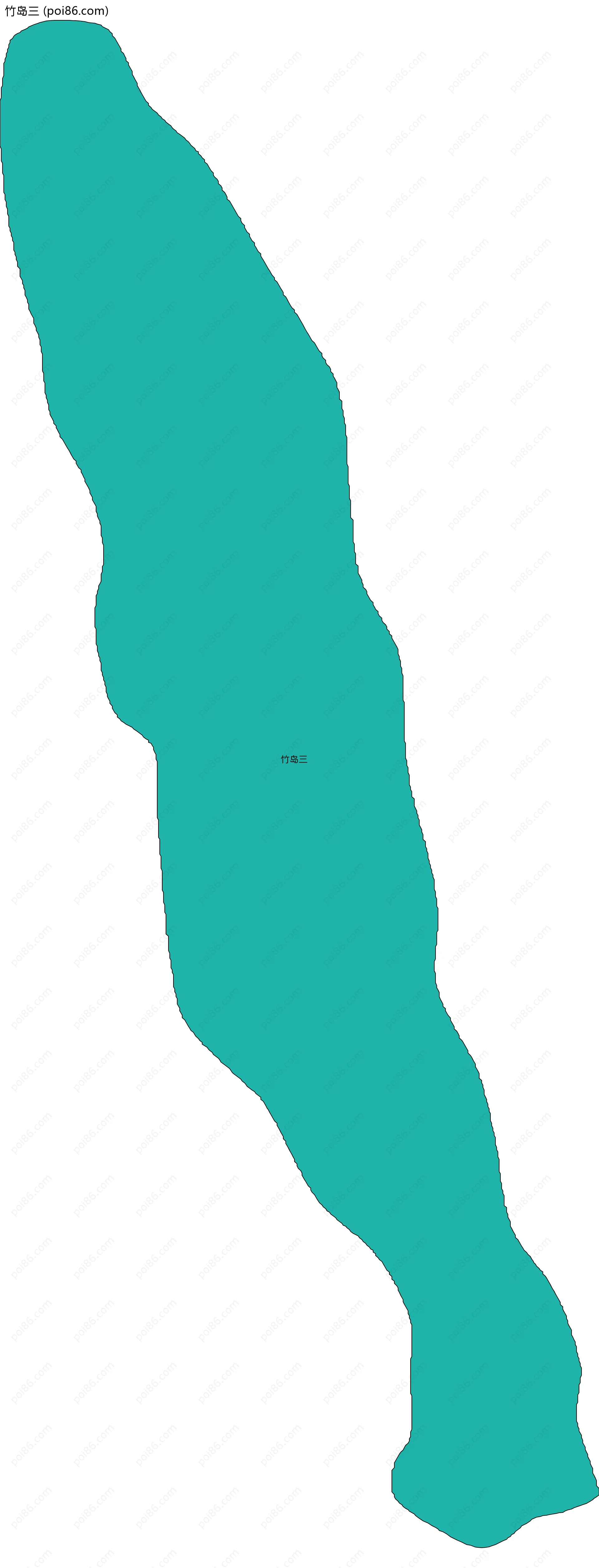 竹岛三边界地图