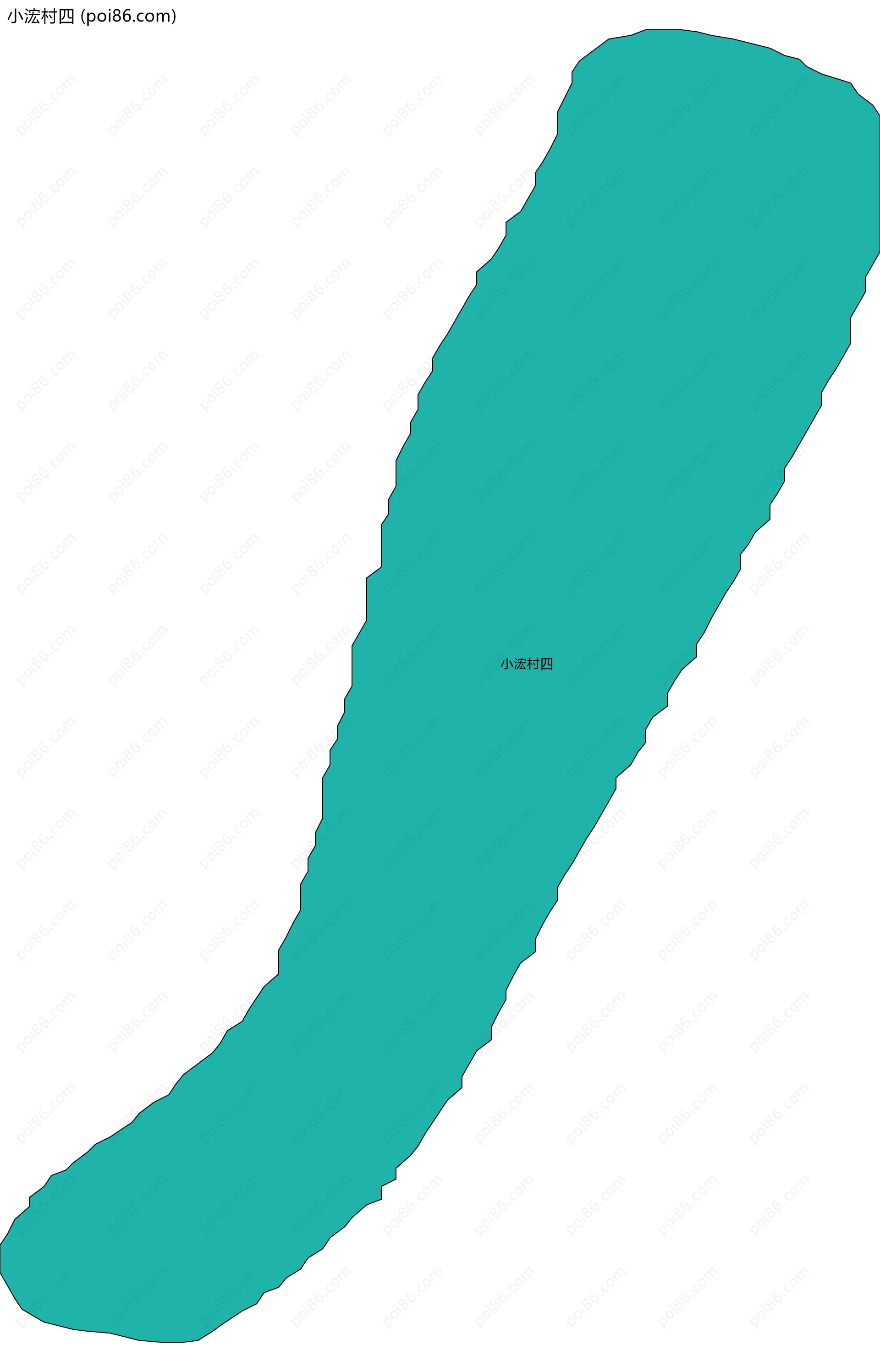 小浤村四边界地图