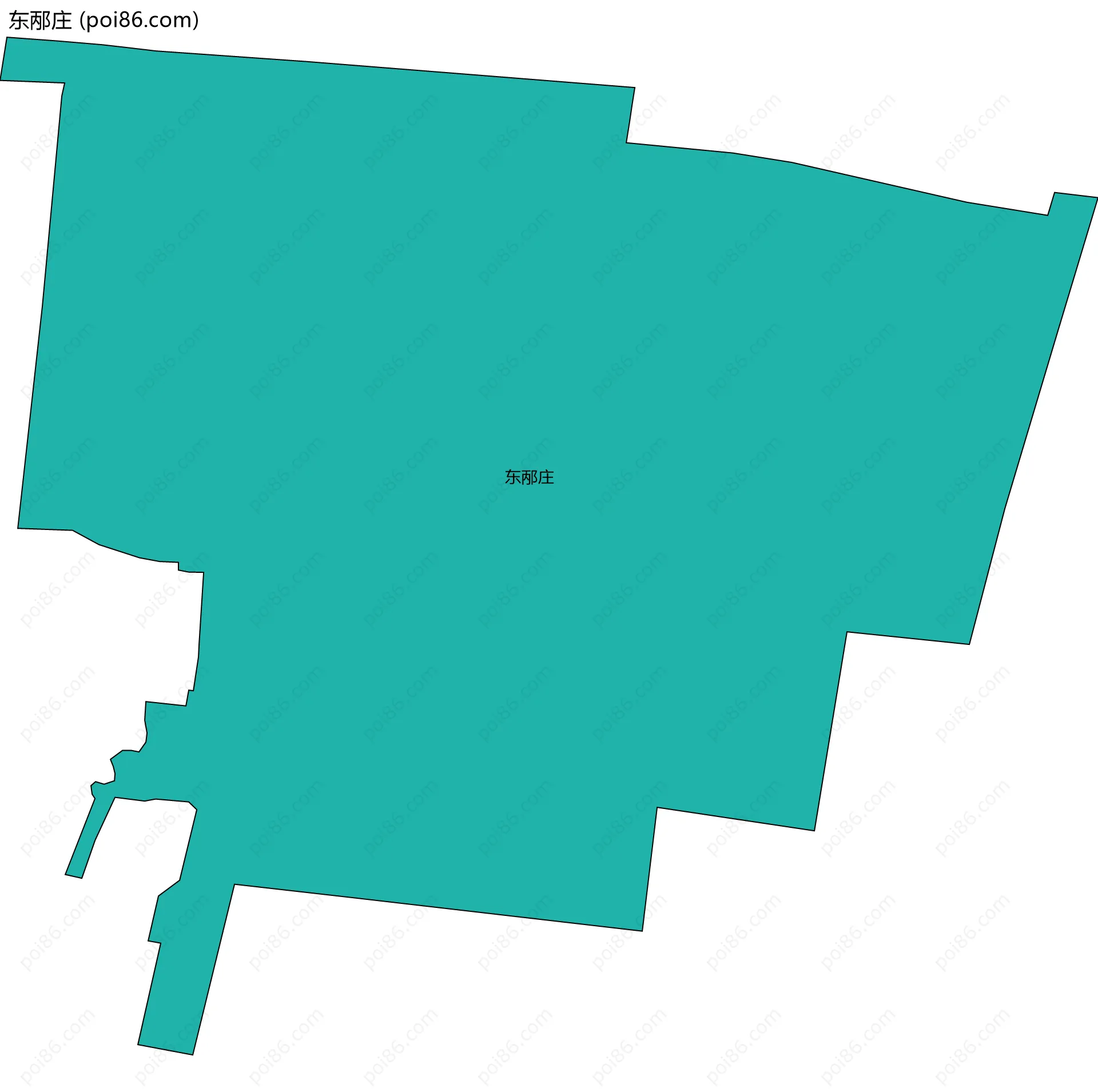 东邴庄边界地图