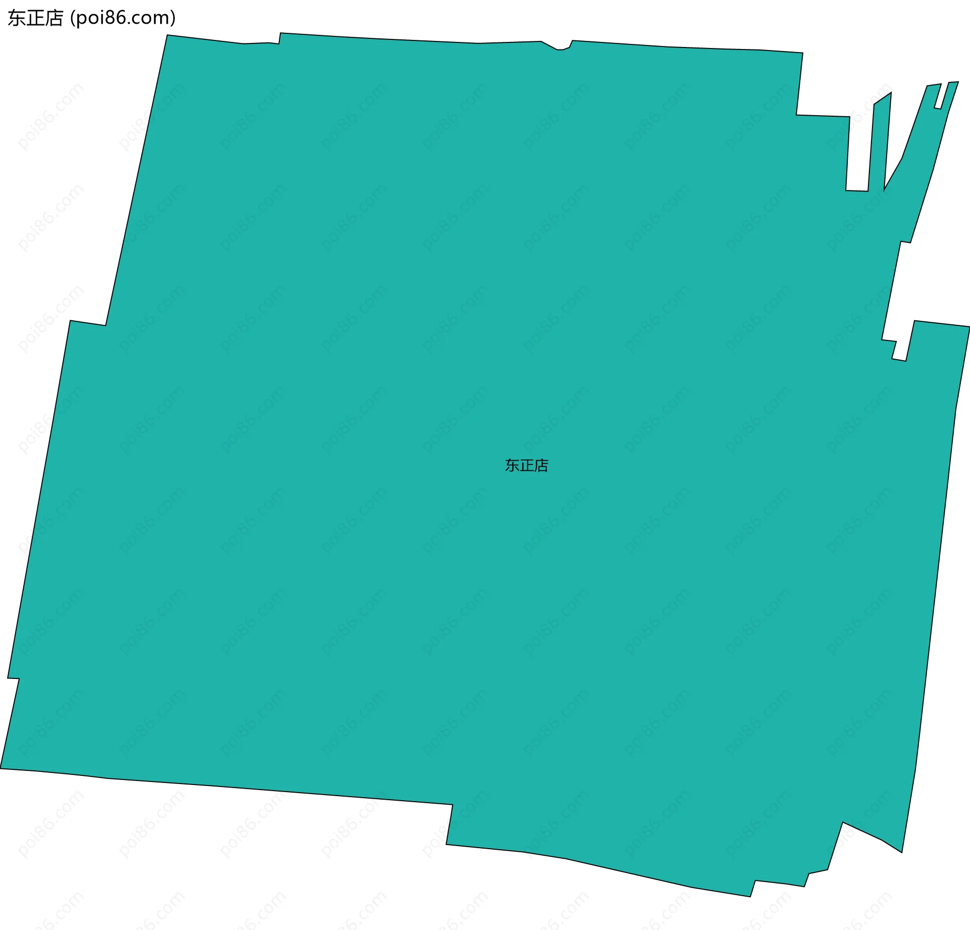 东正店边界地图