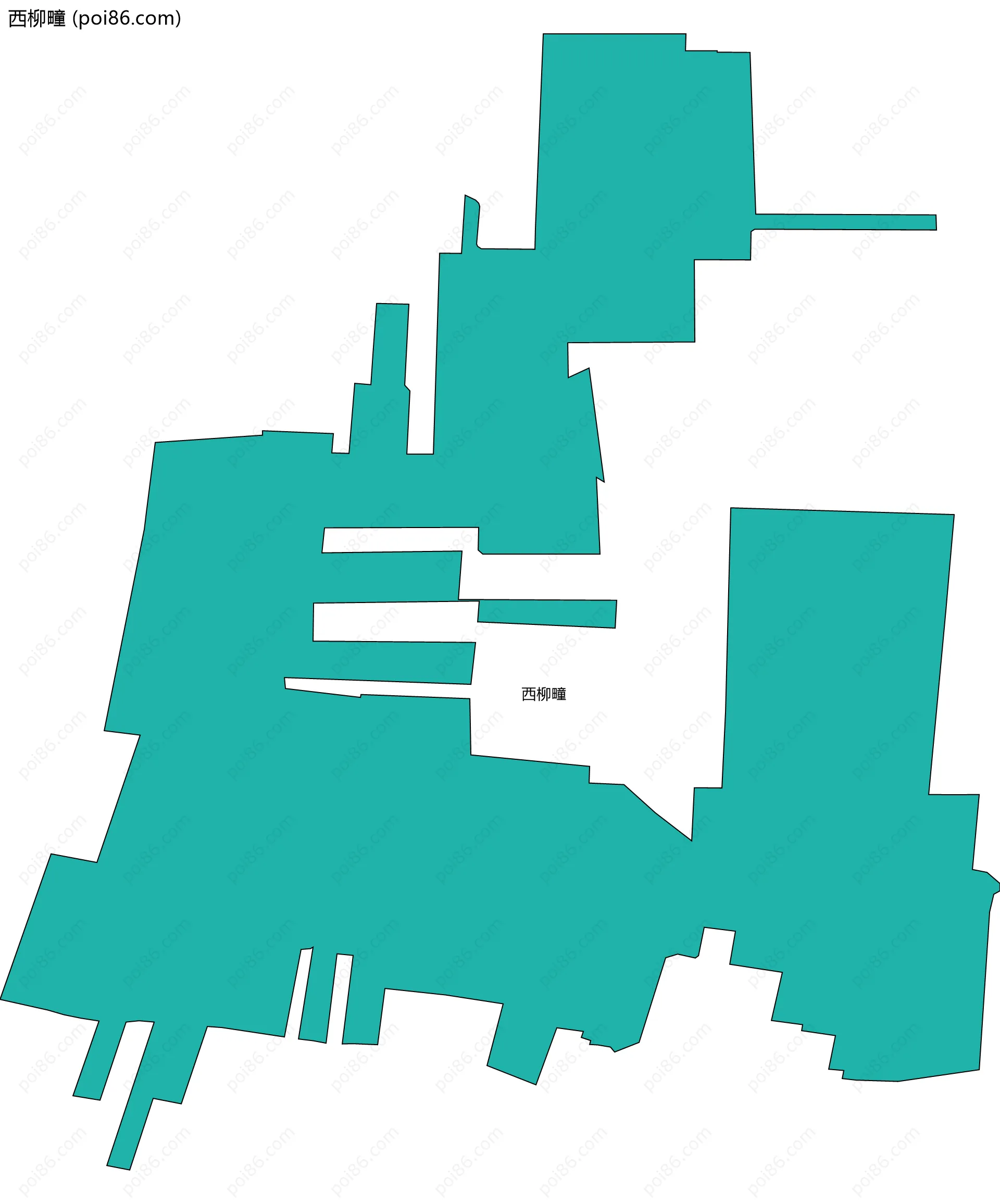 西柳疃边界地图