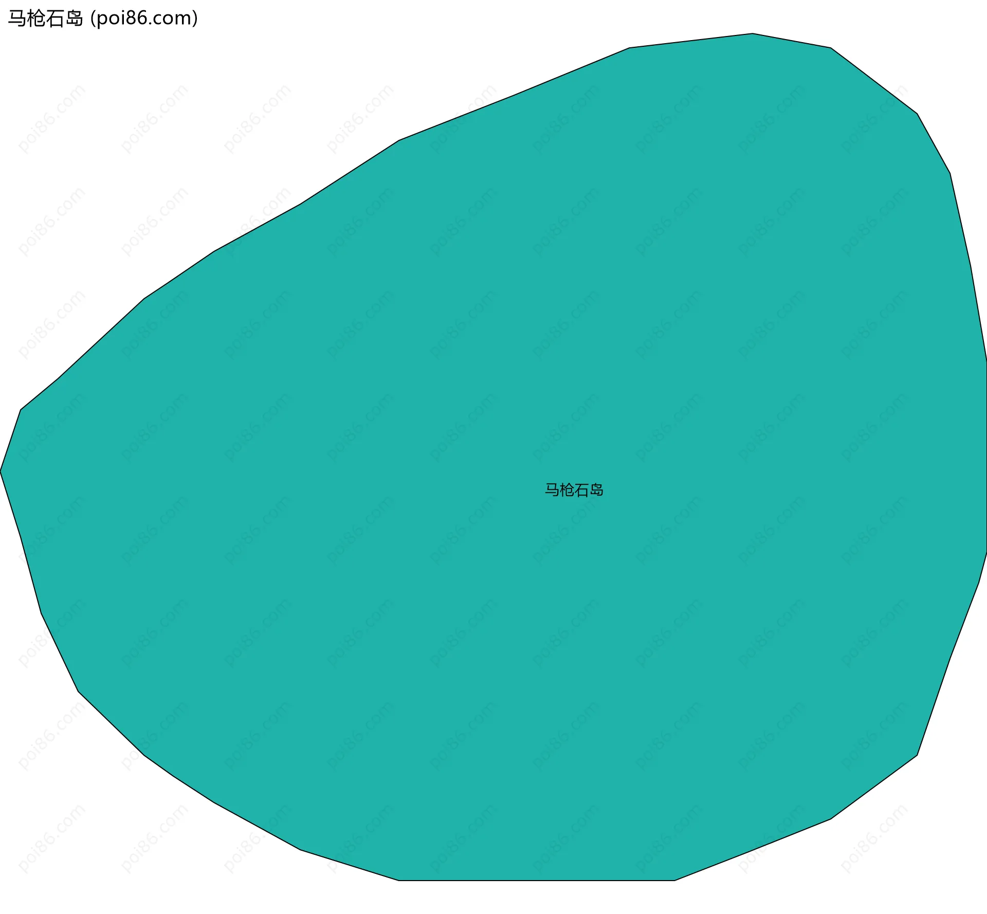 马枪石岛边界地图