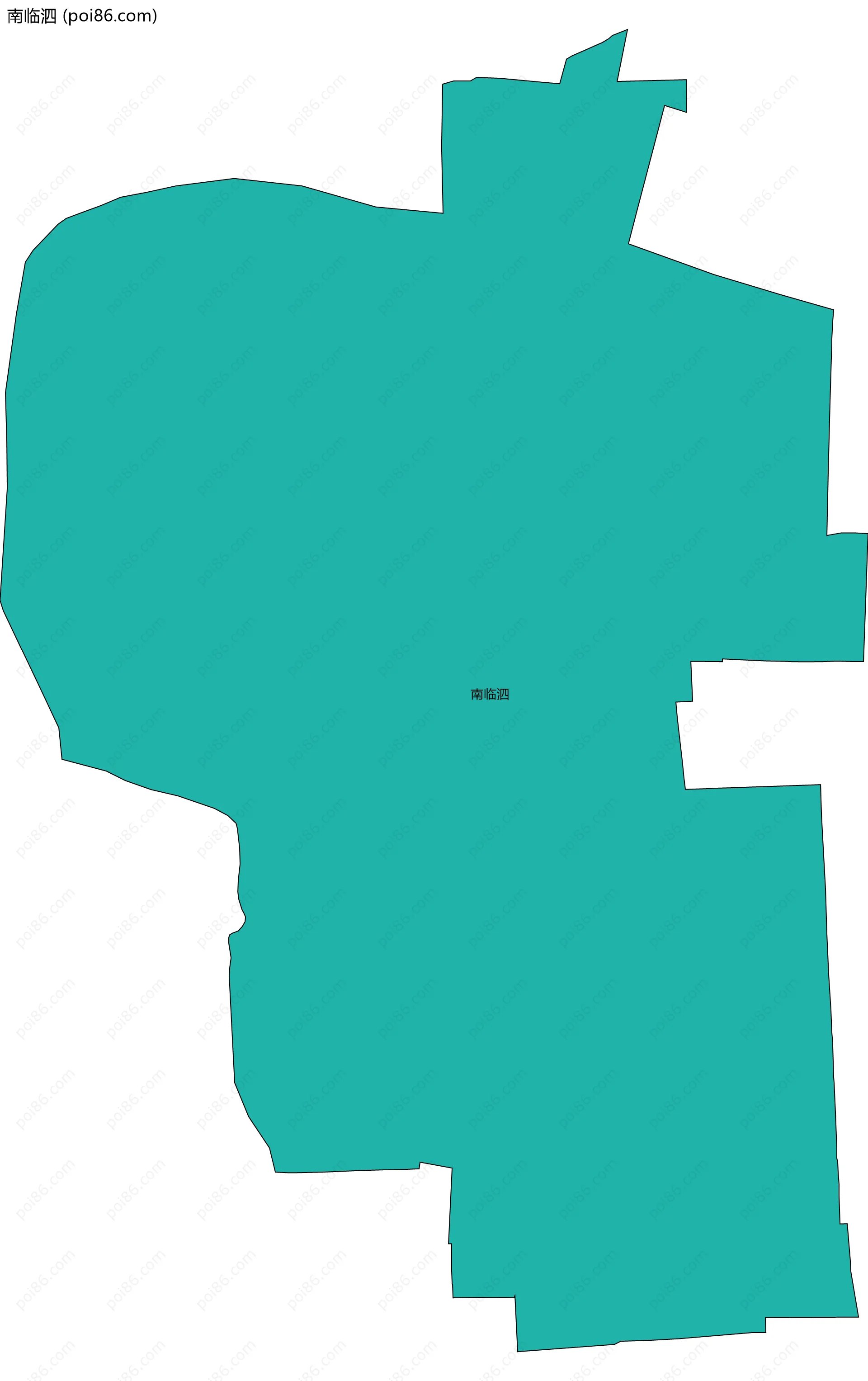 南临泗边界地图