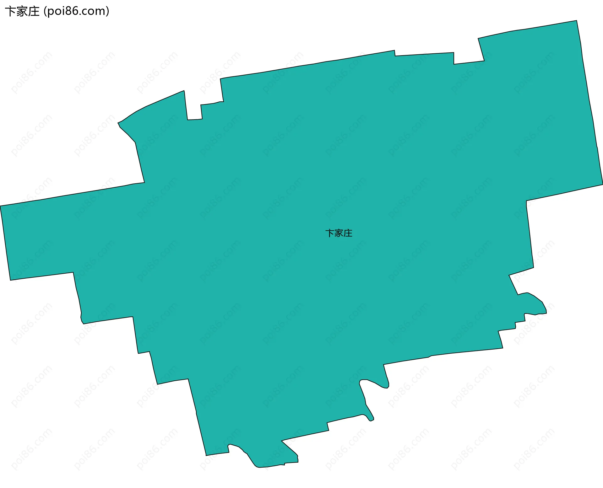 卞家庄边界地图