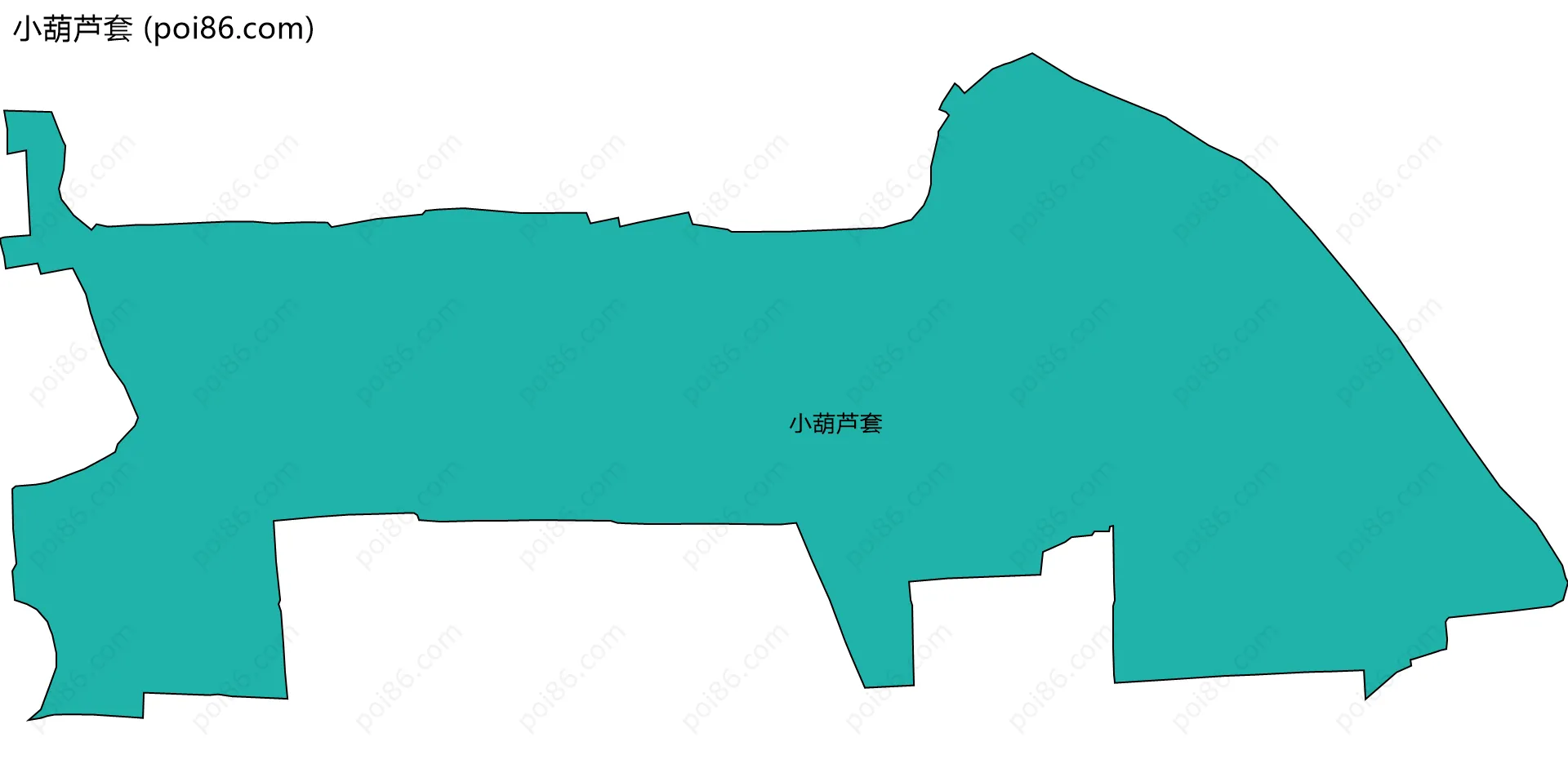 小葫芦套边界地图