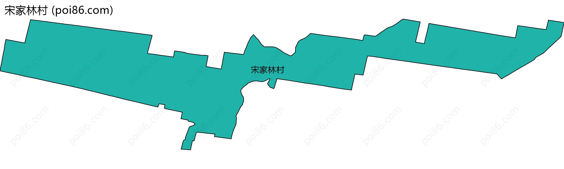宋家林村边界地图