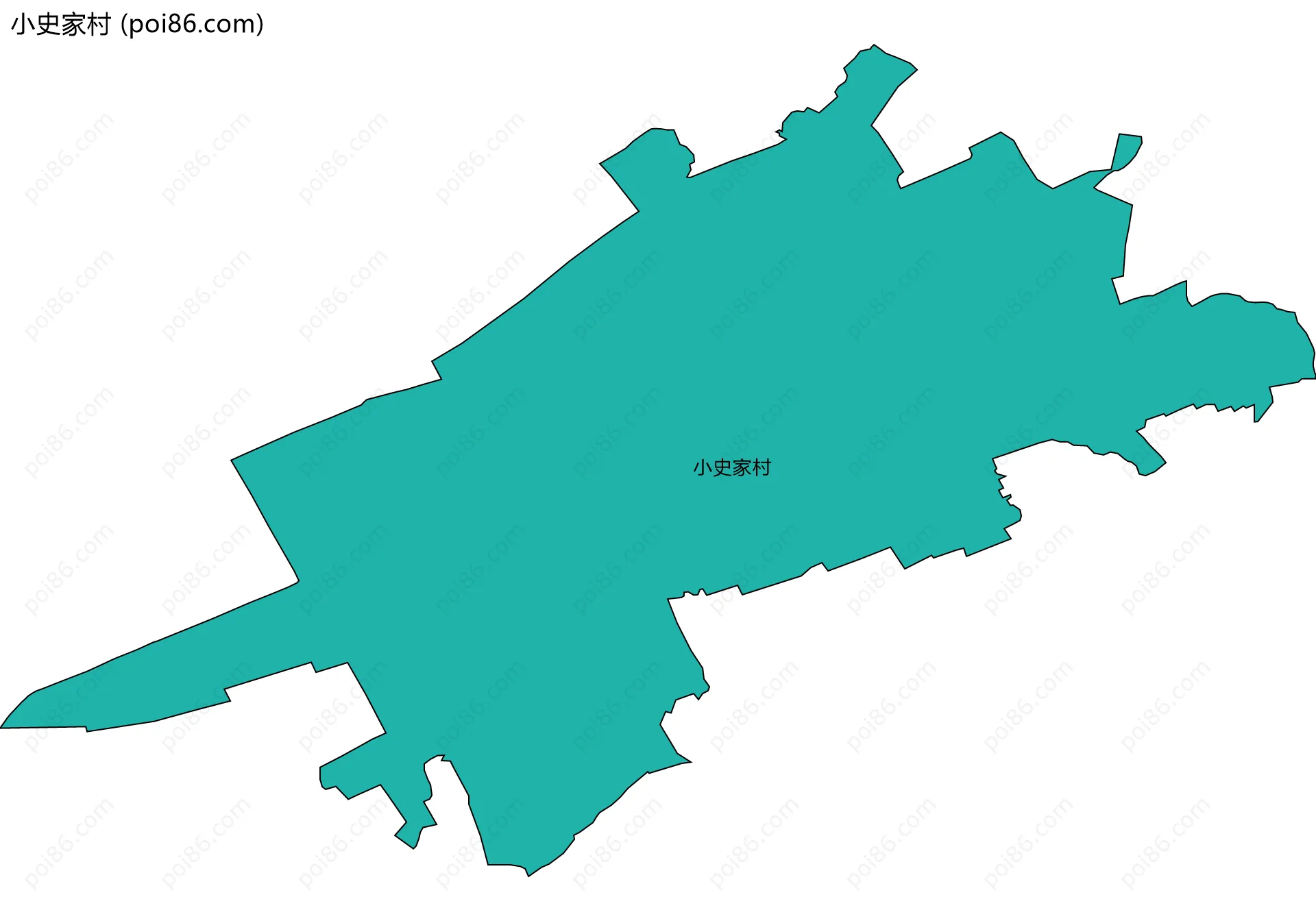 小史家村边界地图