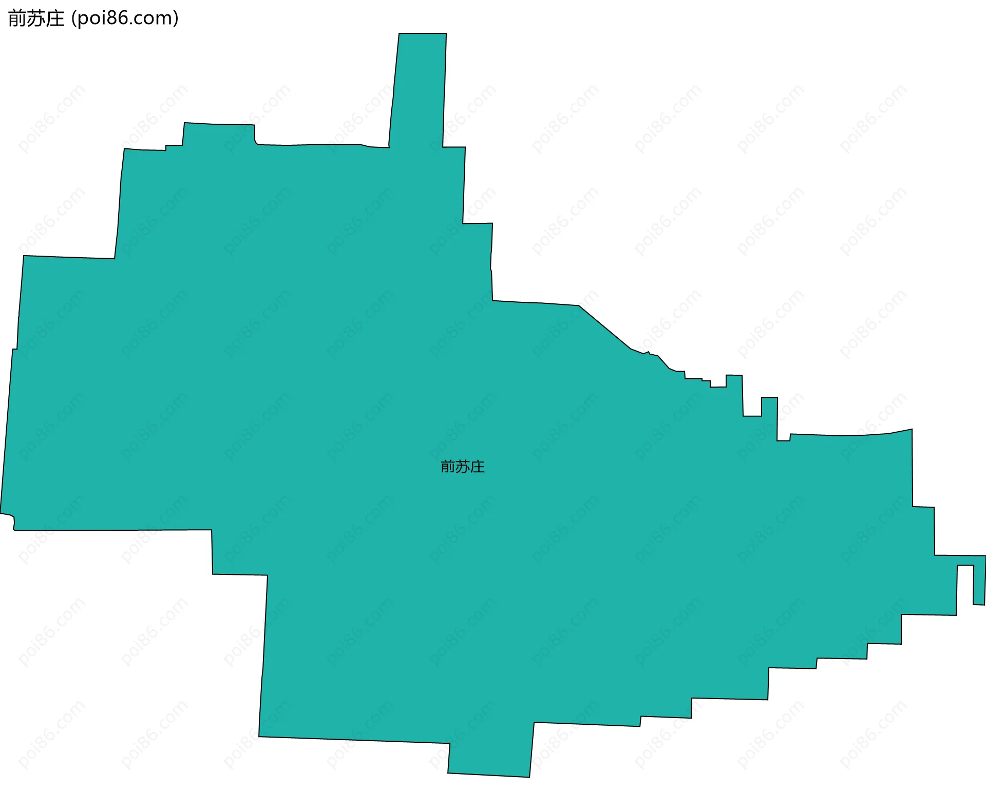 前苏庄边界地图