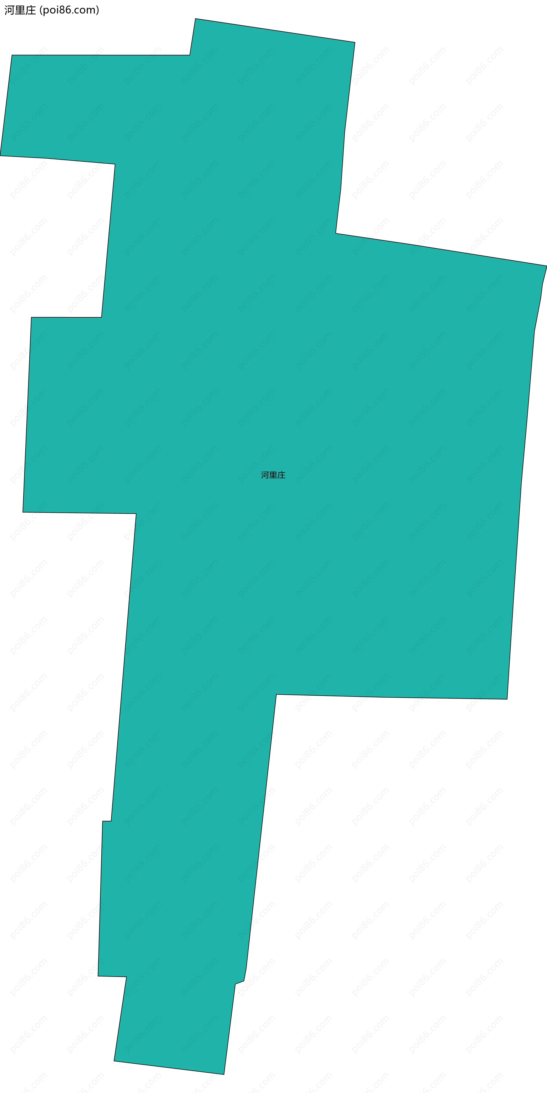 河里庄边界地图