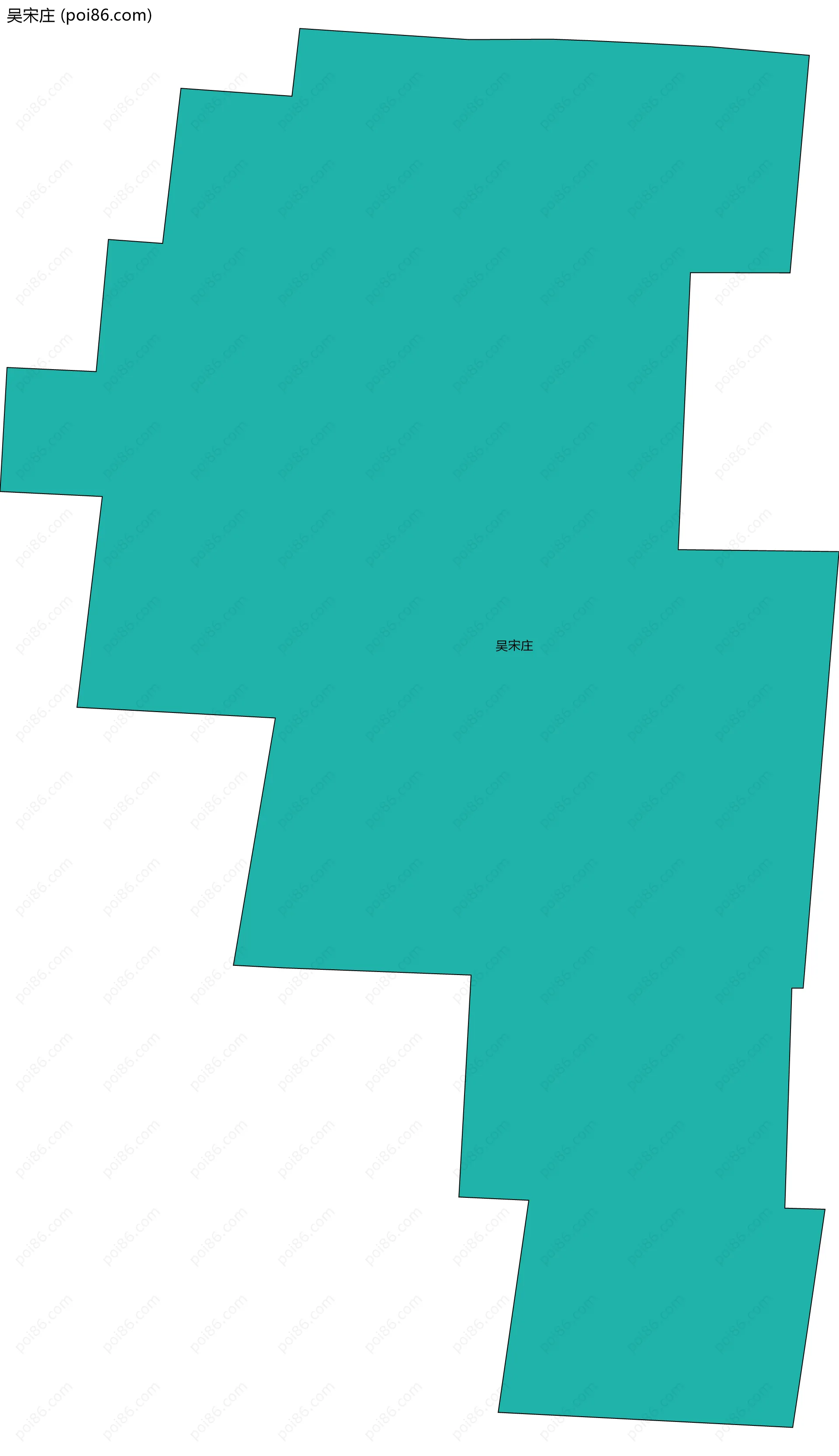 吴宋庄边界地图