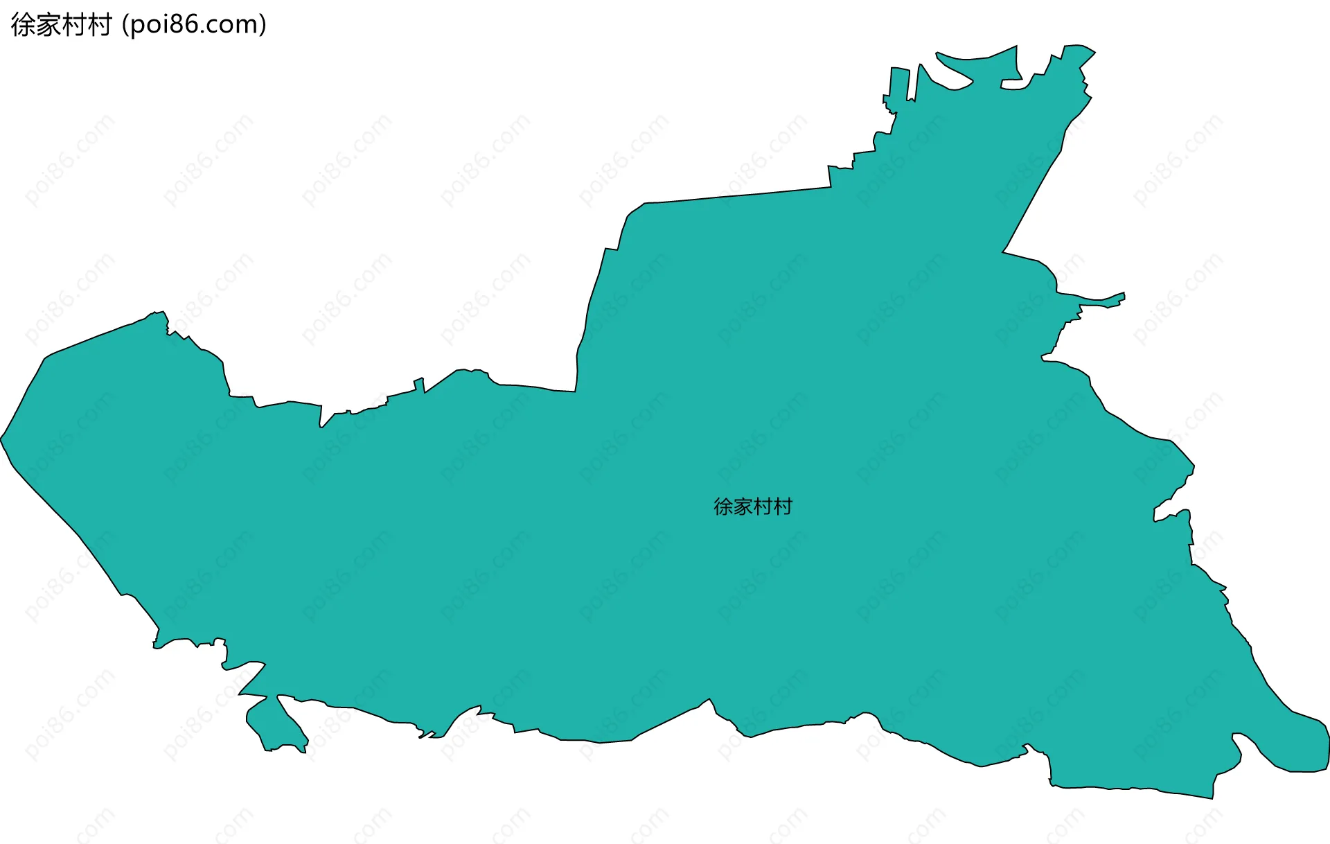 徐家村村边界地图