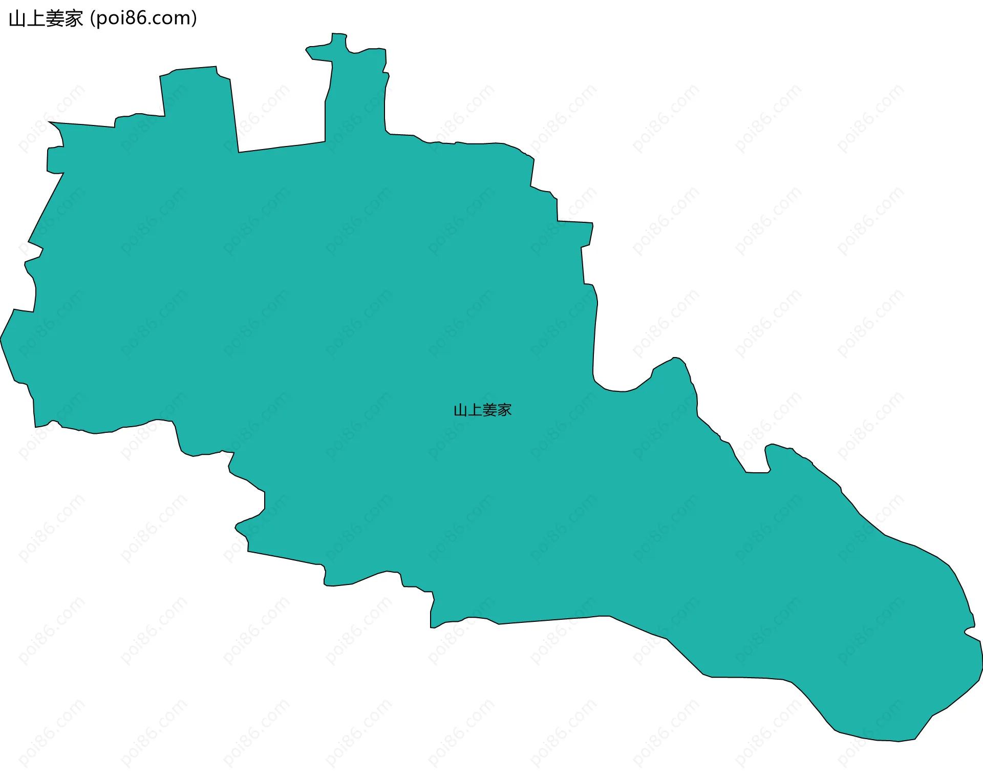 山上姜家边界地图