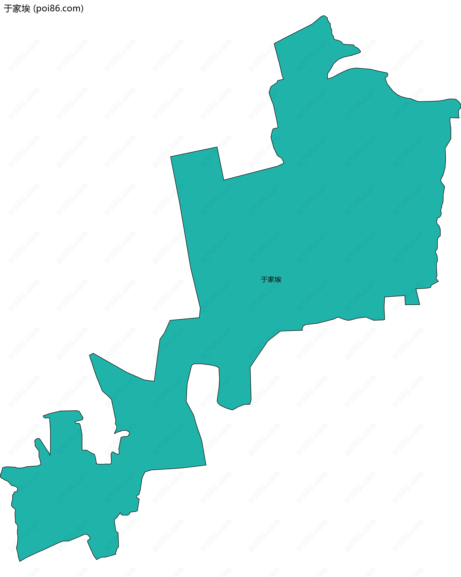 于家埃边界地图