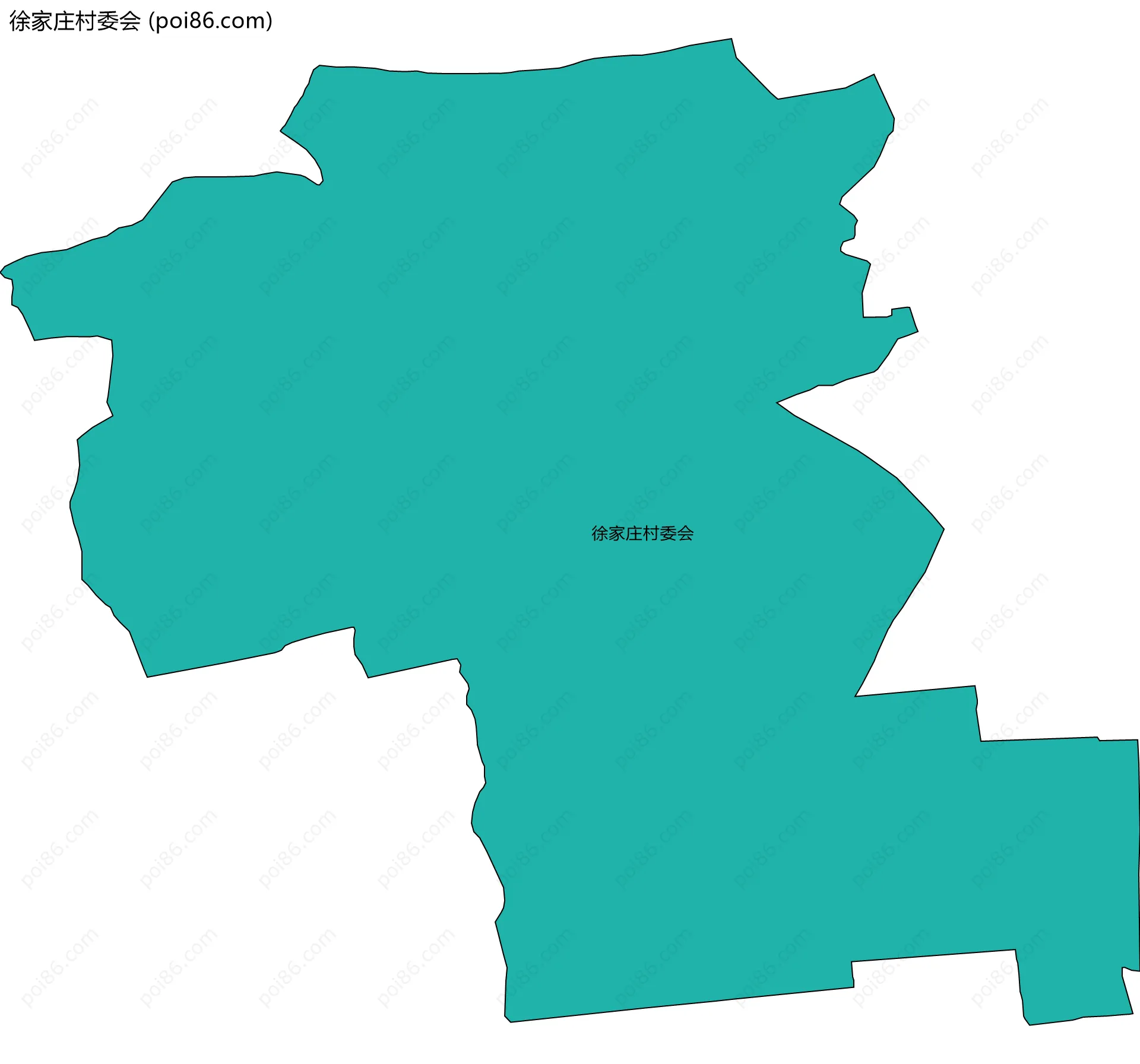 徐家庄村委会边界地图