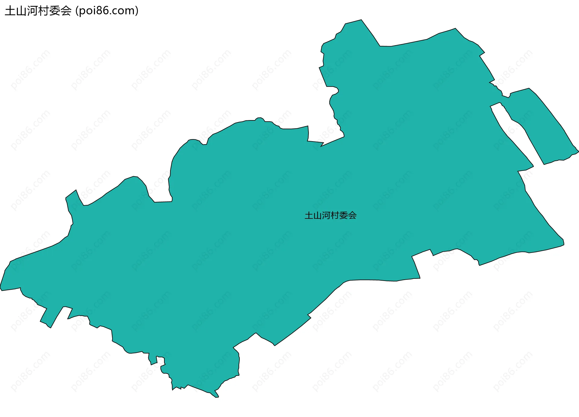 土山河村委会边界地图