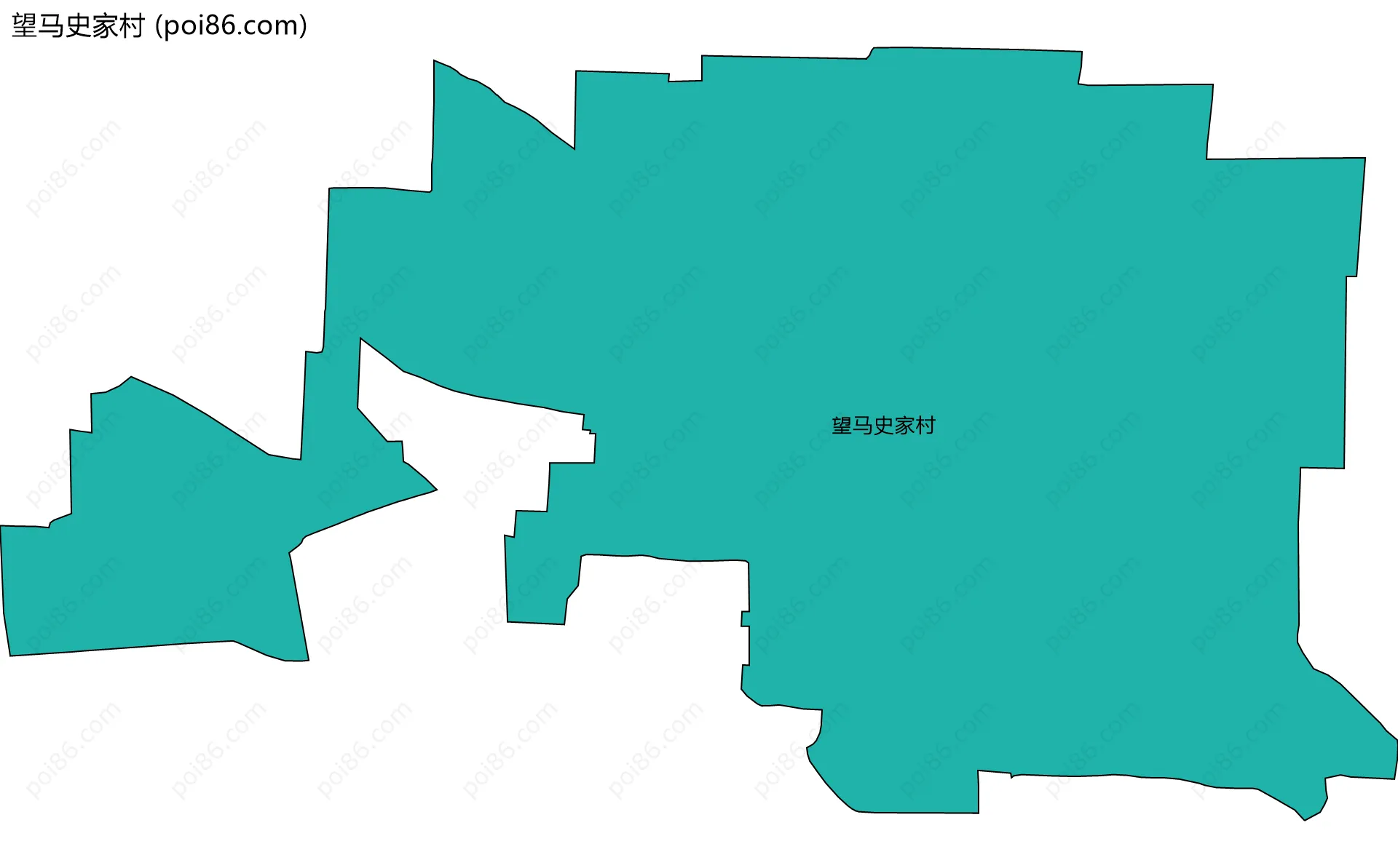 望马史家村边界地图