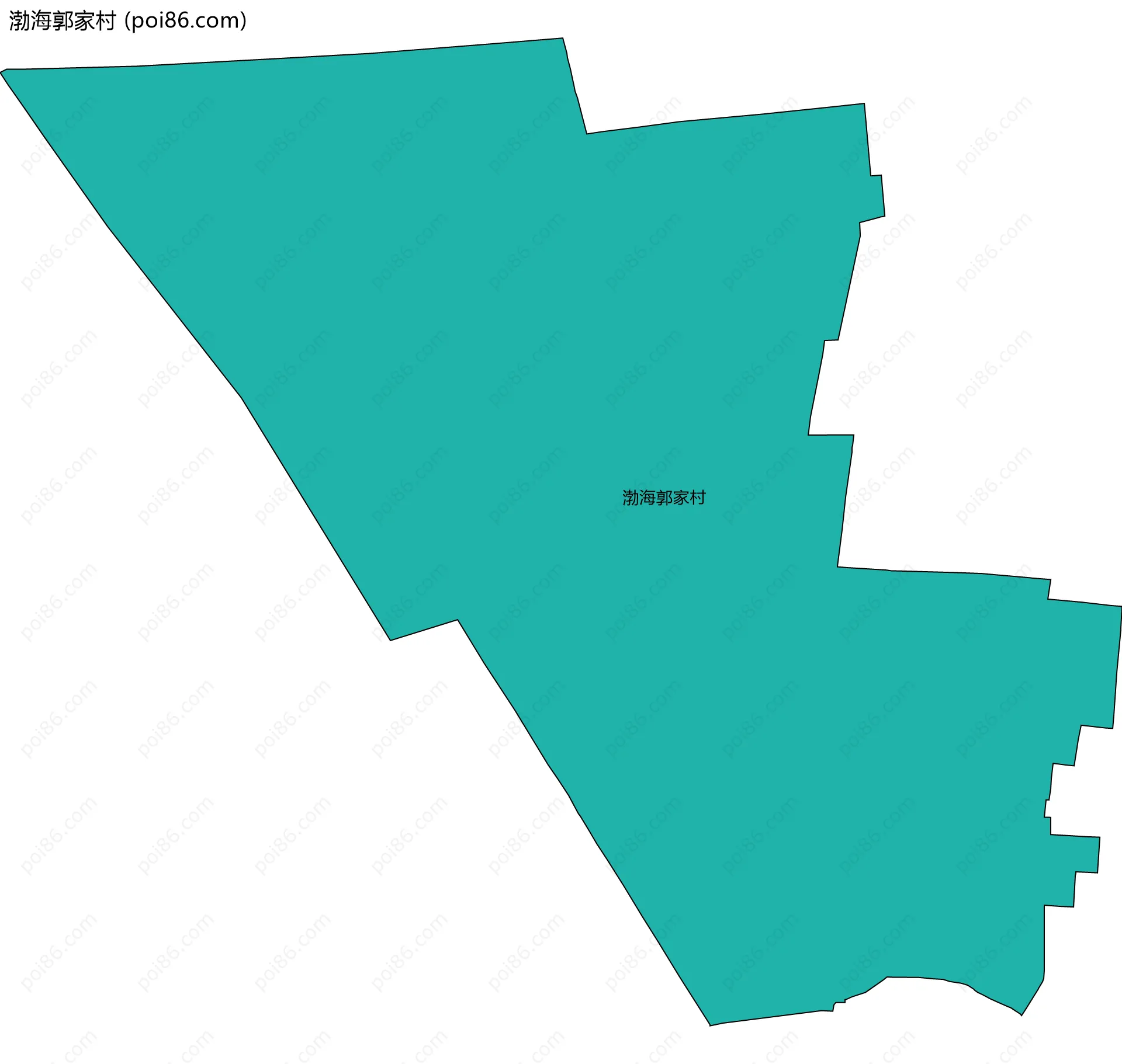 渤海郭家村边界地图