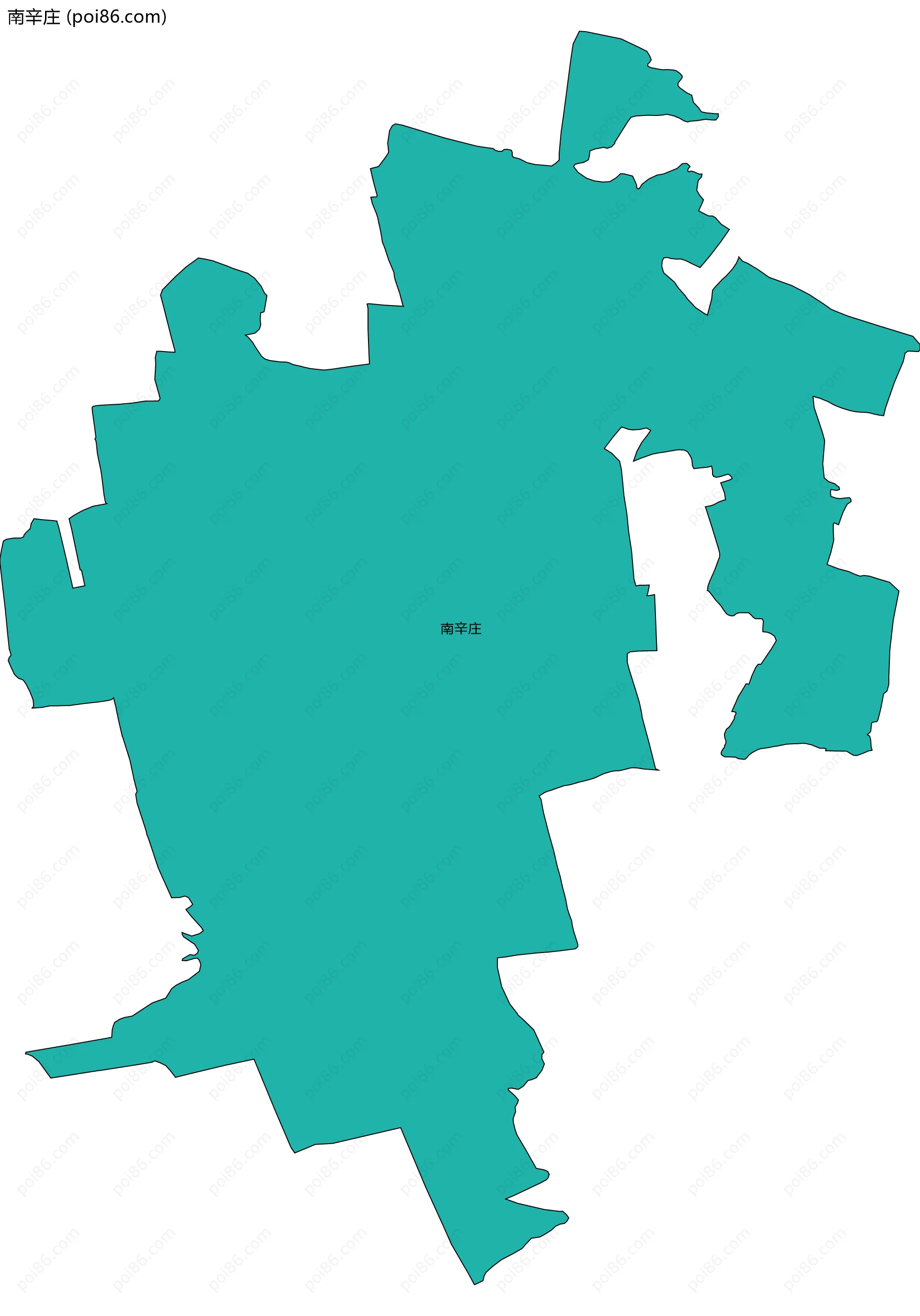 南辛庄边界地图