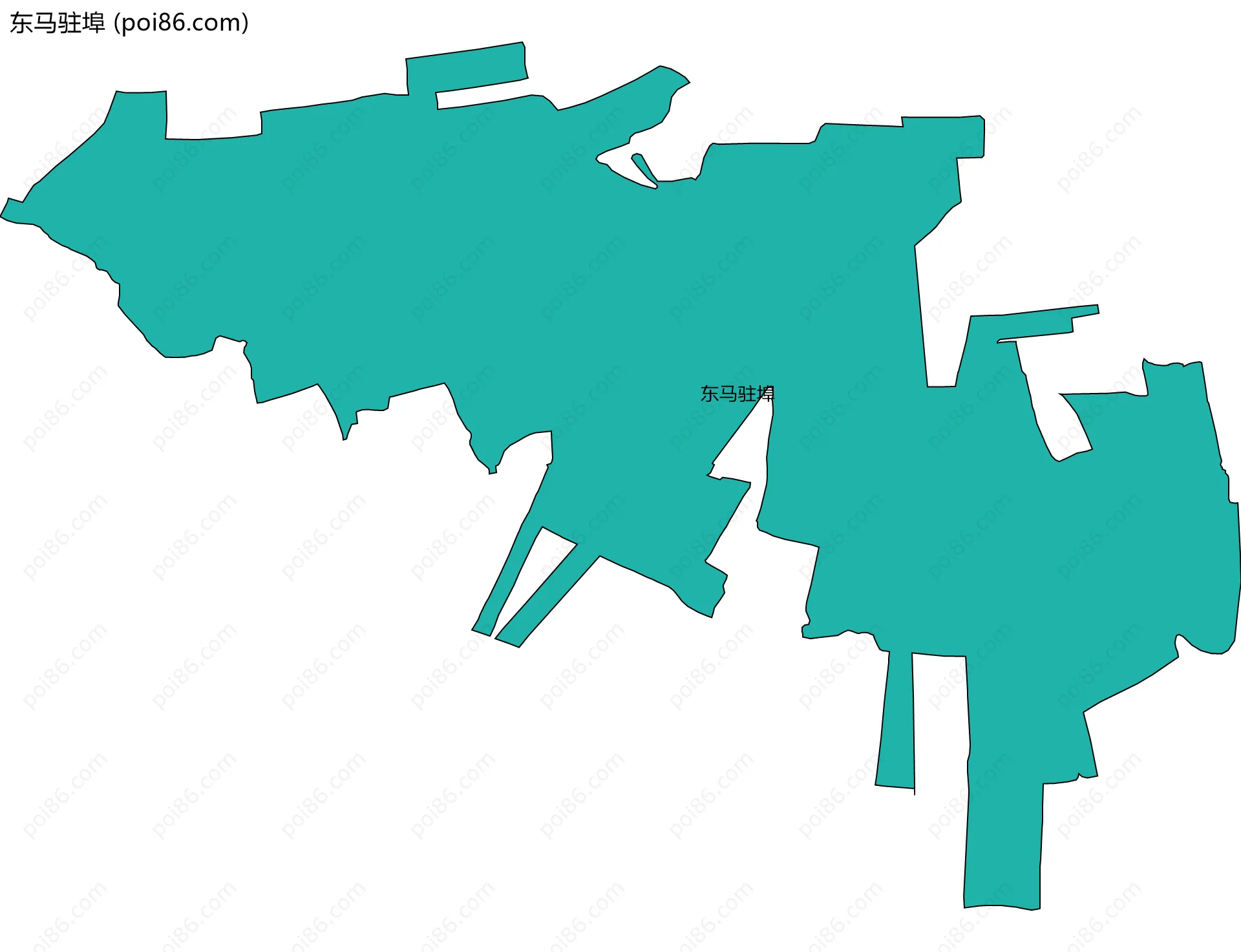 东马驻埠边界地图