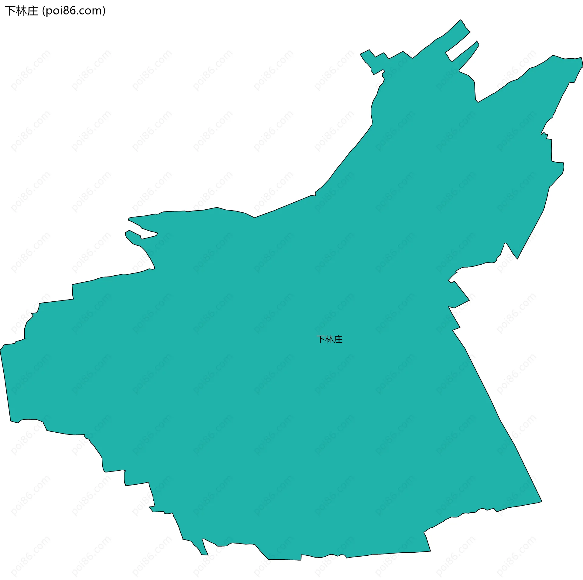 下林庄边界地图