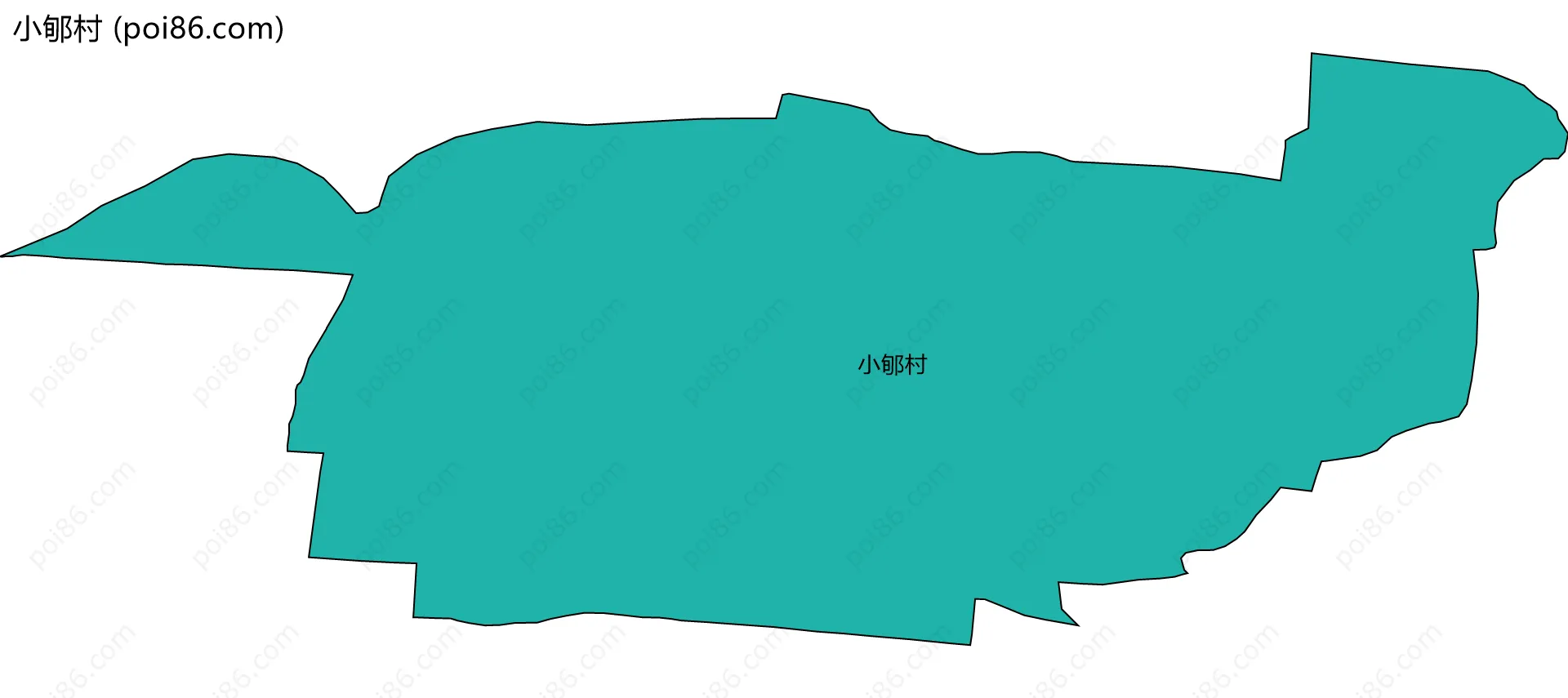 小郇村边界地图