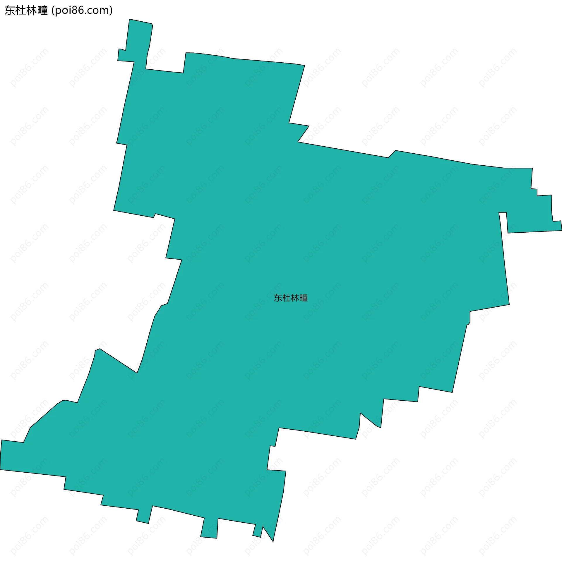 东杜林疃边界地图